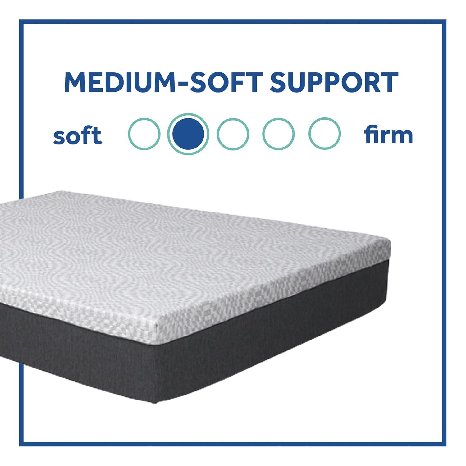 Sealy Essentials 12" Twin Gel Memory Foam Mattress-in-a-Box, Adult