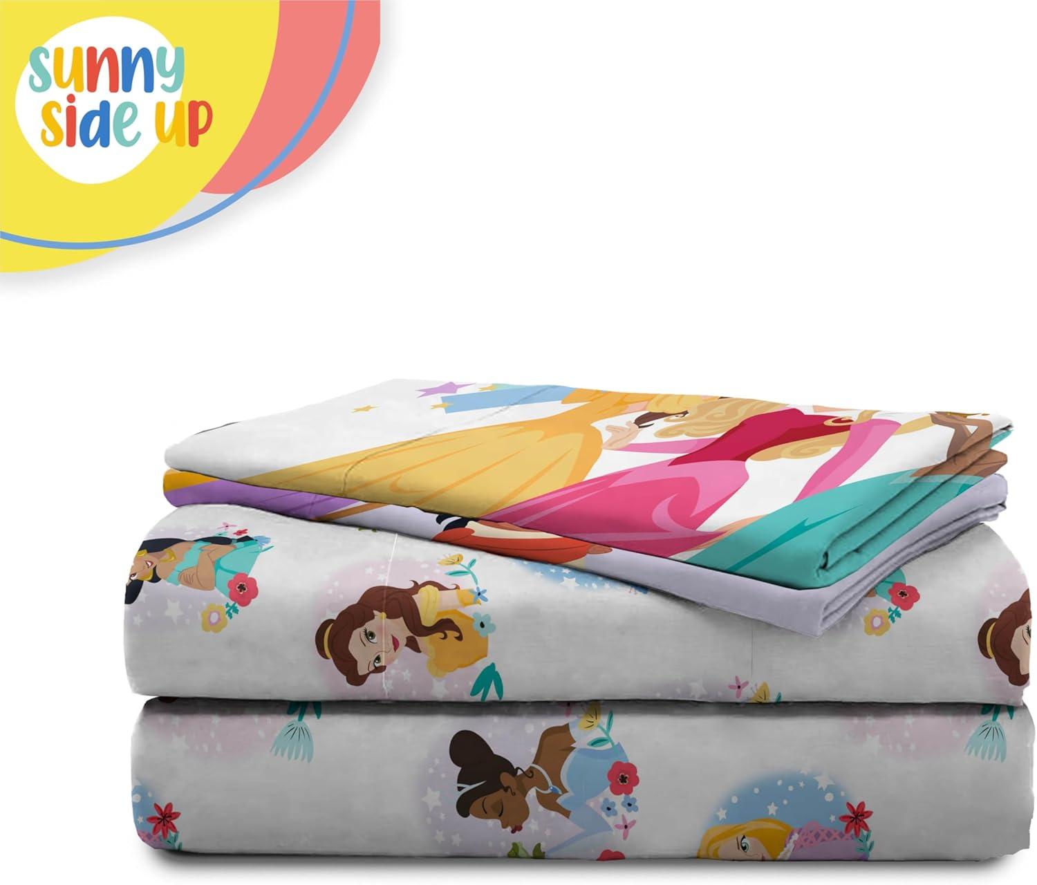 Disney Princess Full Microfiber Kids Bedding Set with Pillowcases