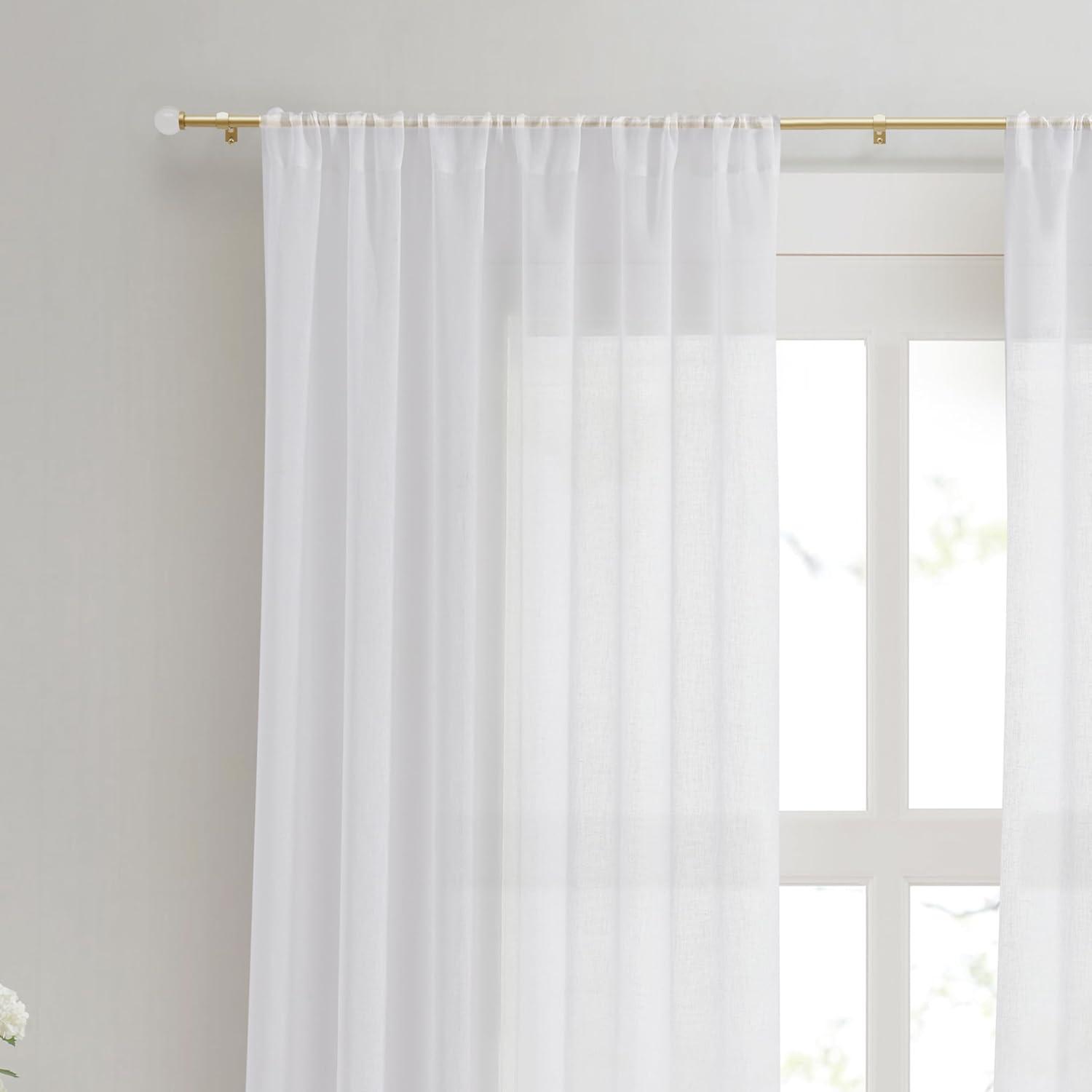 Martha Stewart Martha Stewart Beaufort Rod And Finial Set, 48'' - 86In