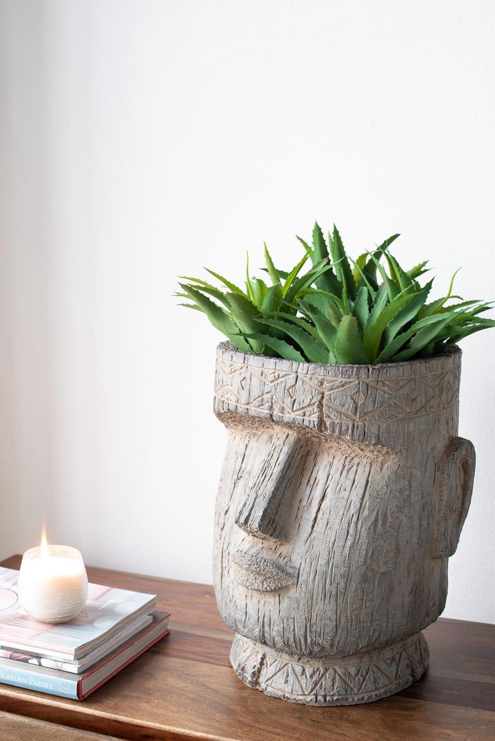 A and B Home A&B Home Rustic Stone Statue Planter