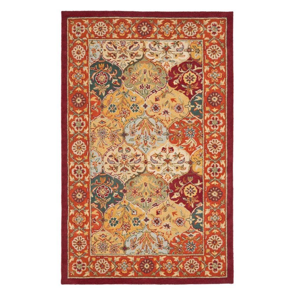SAFAVIEH Heritage Woodville Oriental Wool Area Rug, Multi/Red, 12' x 15'
