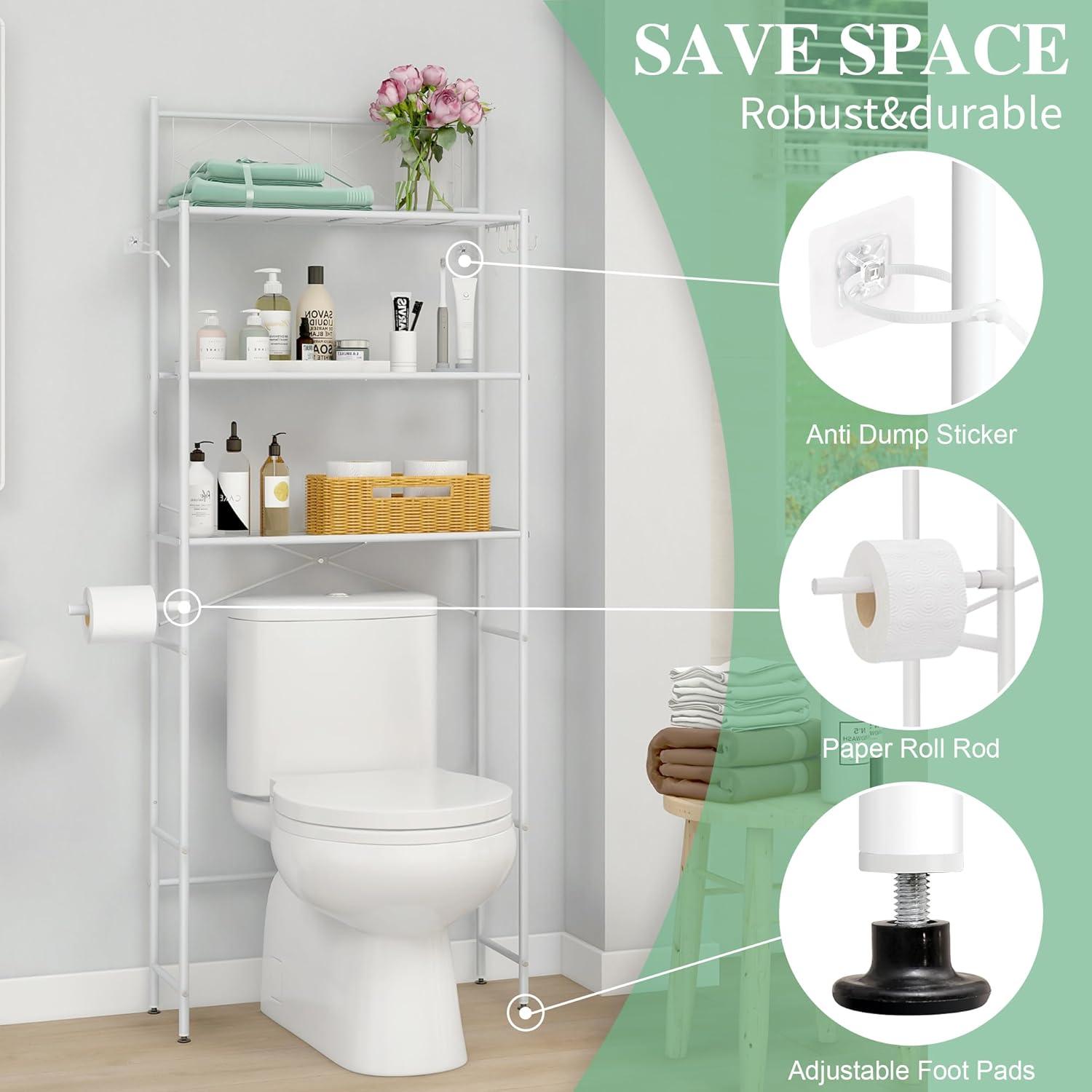 Porcia Metal Freestanding Over The Toilet Storage