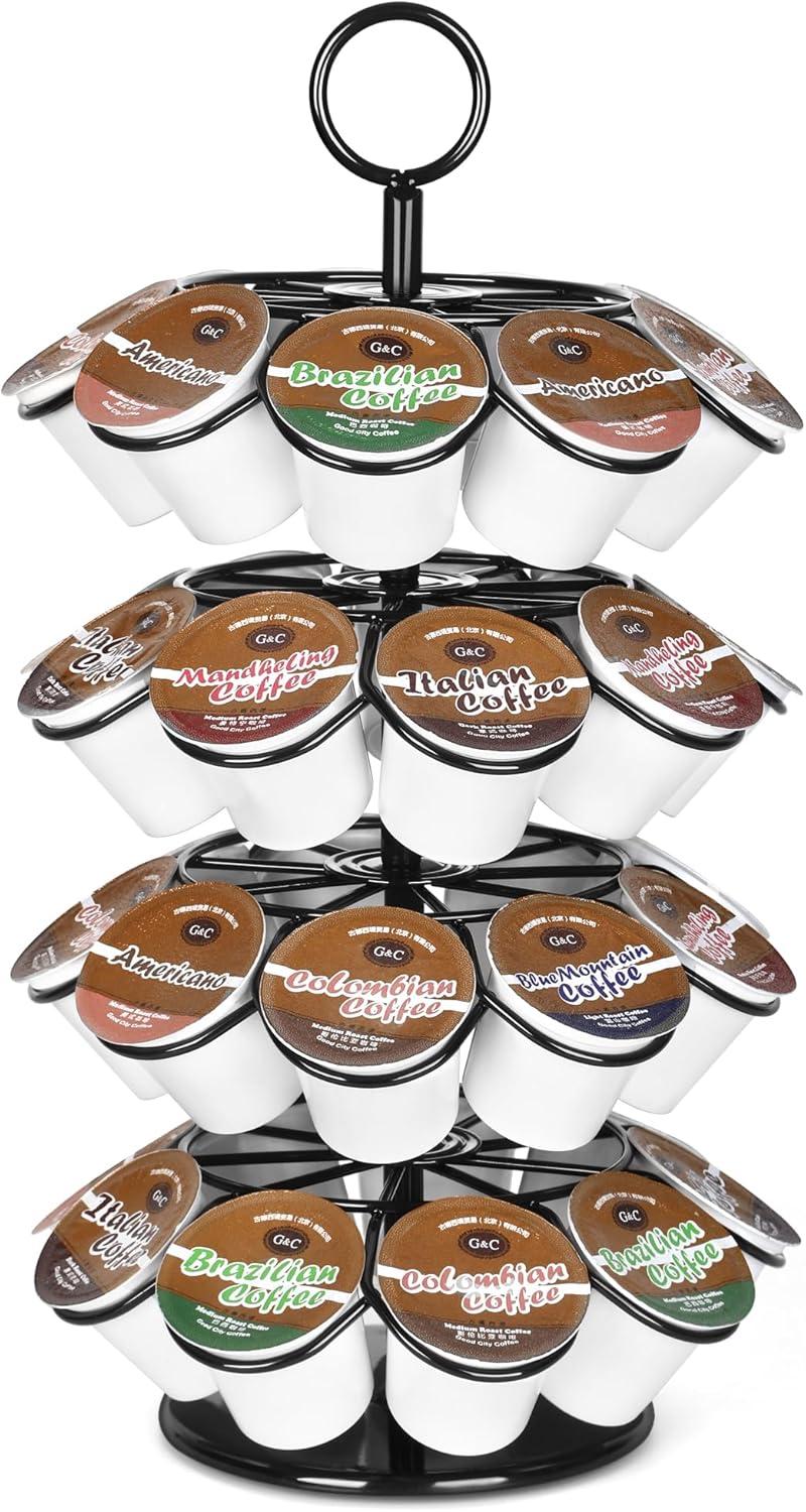 Anadea Carousel Holder and Organizer for 36 Pods - Spins 360 Degrees, Detachable