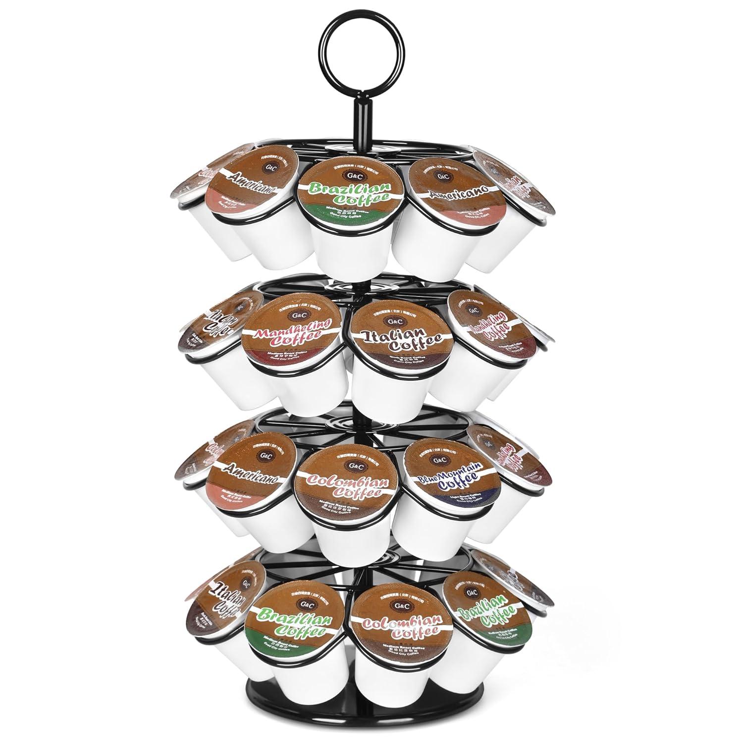 Anadea Carousel Holder and Organizer for 36 Pods - Spins 360 Degrees, Detachable