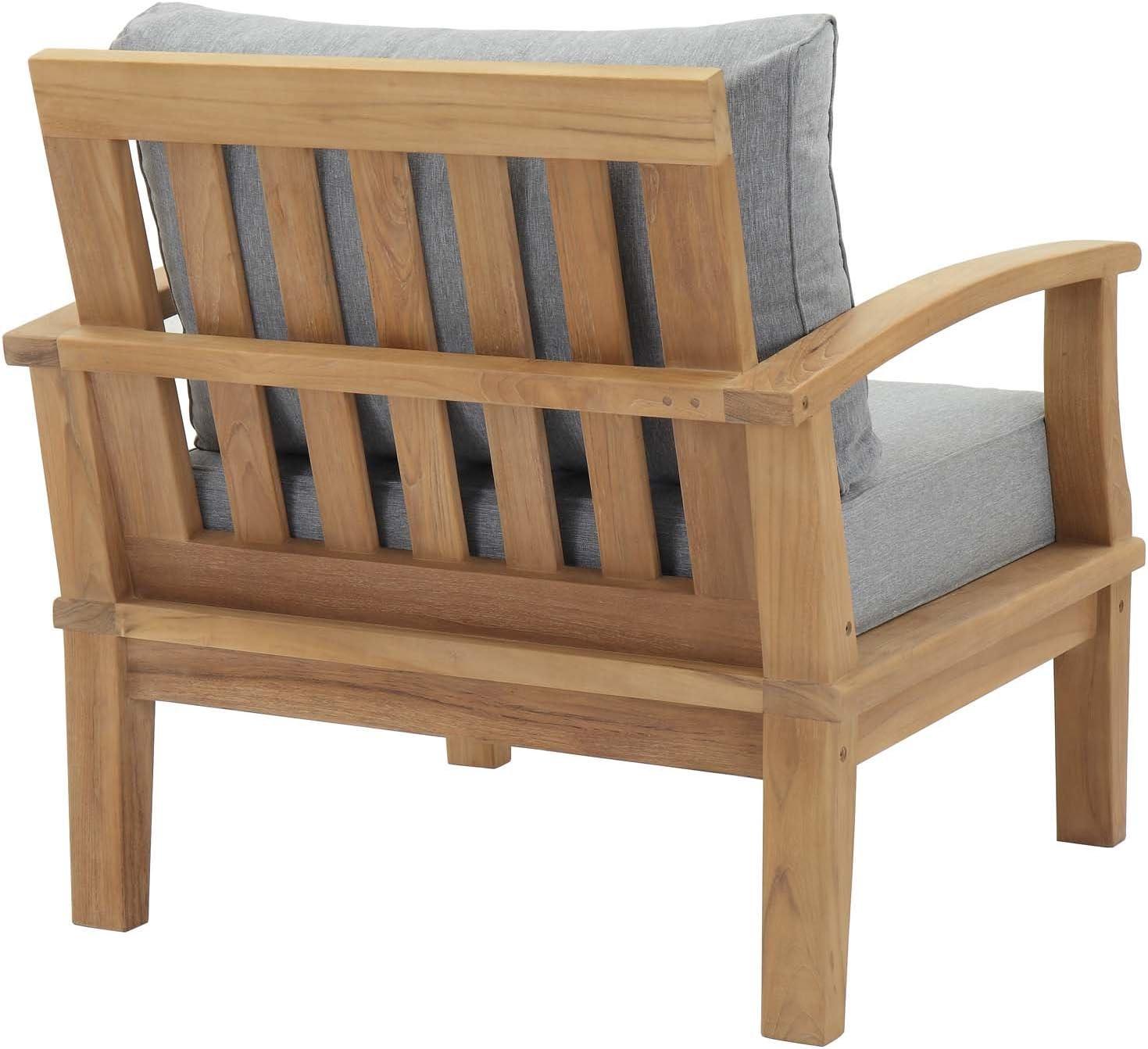 Modway Marina Outdoor Patio Teak Armchair