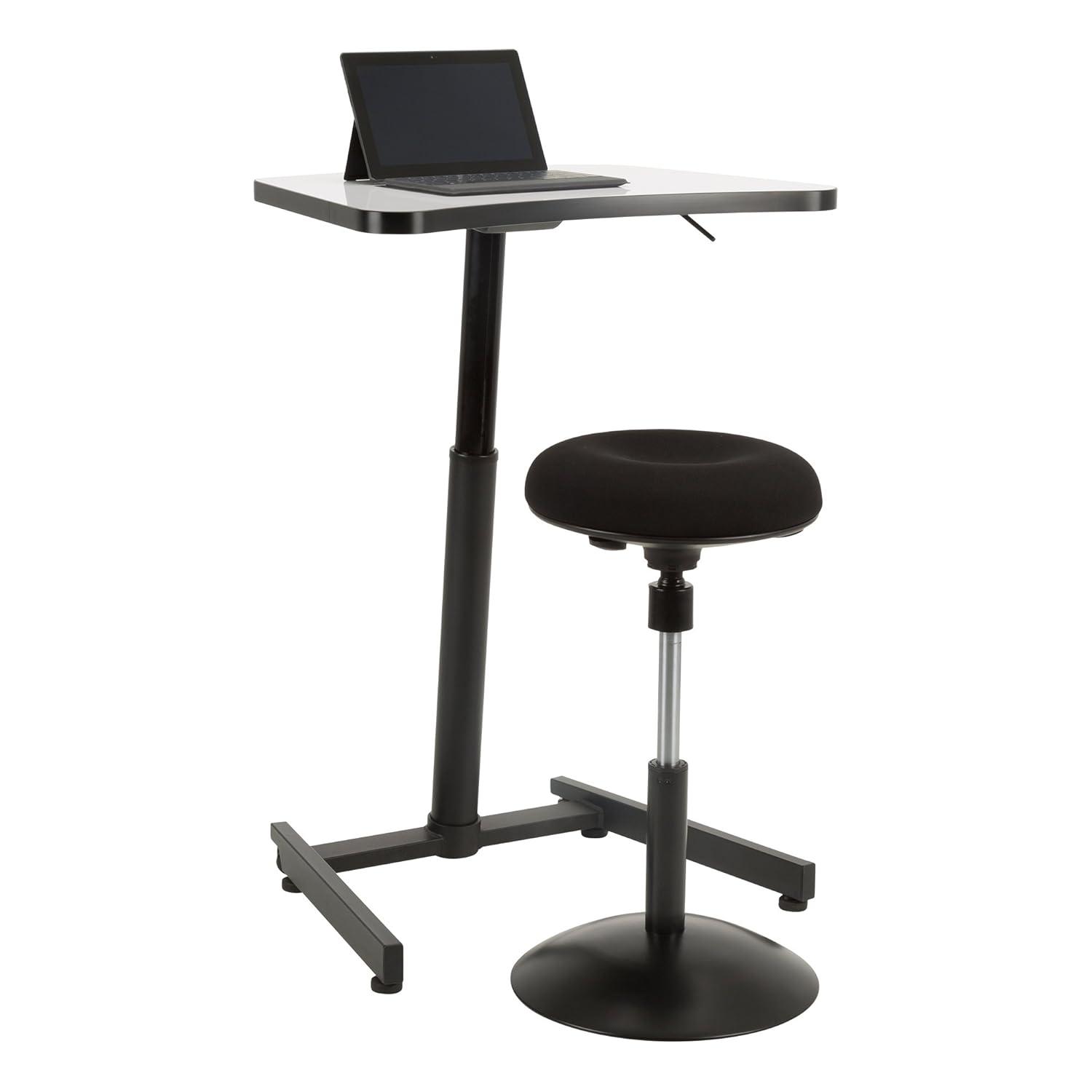 Norwood Commercial Furniture Sit-to-Stand Active Stool w/ Pivot Round Seat, Black, NOR-NIL1716F-BK-SO