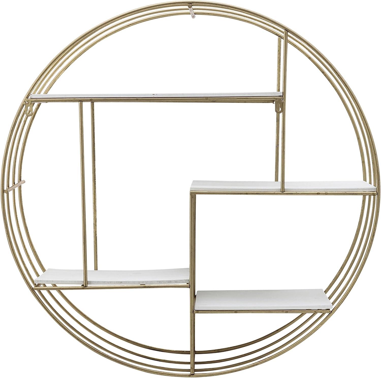 Birch Lane™ Kittle 4 Piece Round Floating Shelf with Hooks