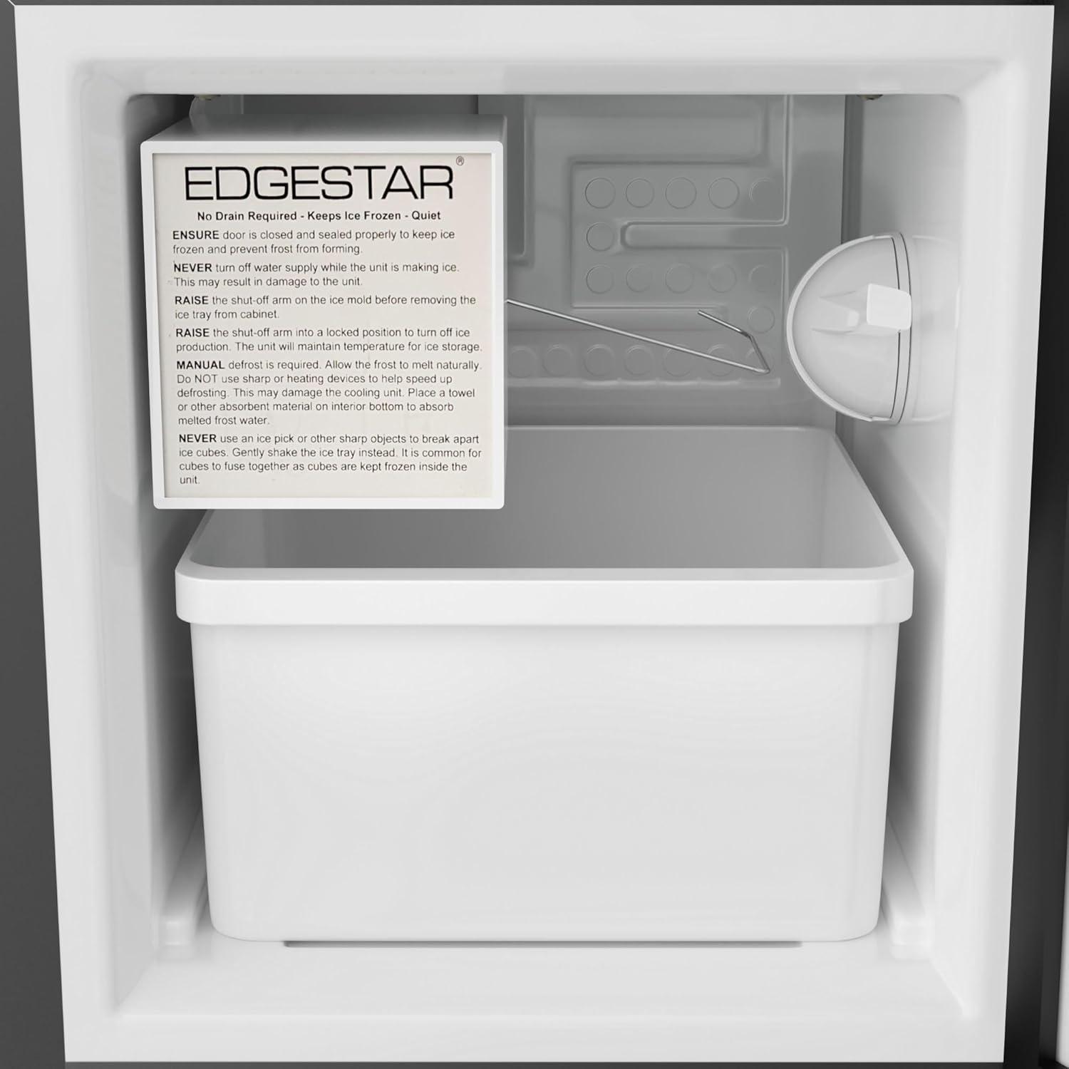 EdgeStar 15 Inch Wide 12 Lbs. Capacity Built-In Ice Maker with 15 Lbs. Daily Ice Production | Wayfair