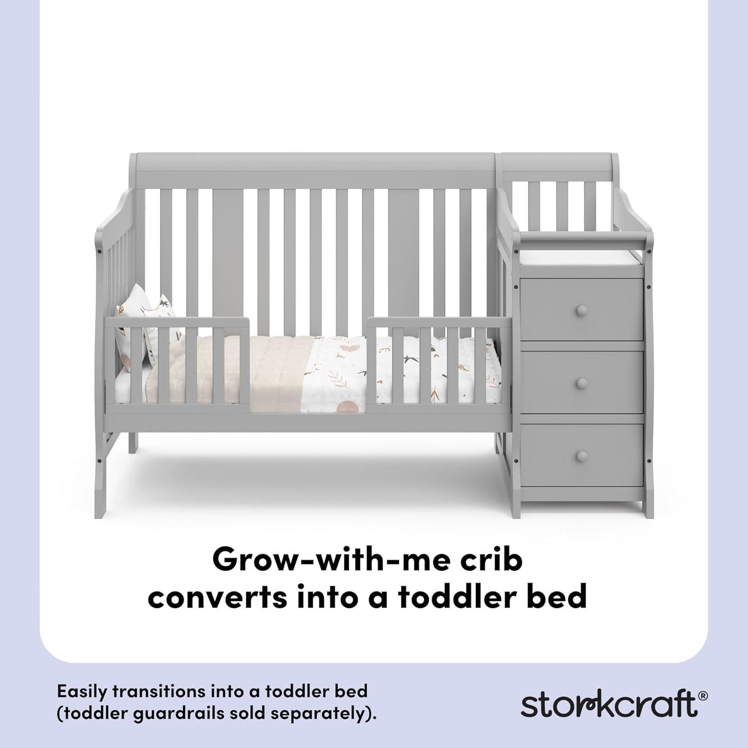 Portofino 5-in-1 Convertible Crib and Changer