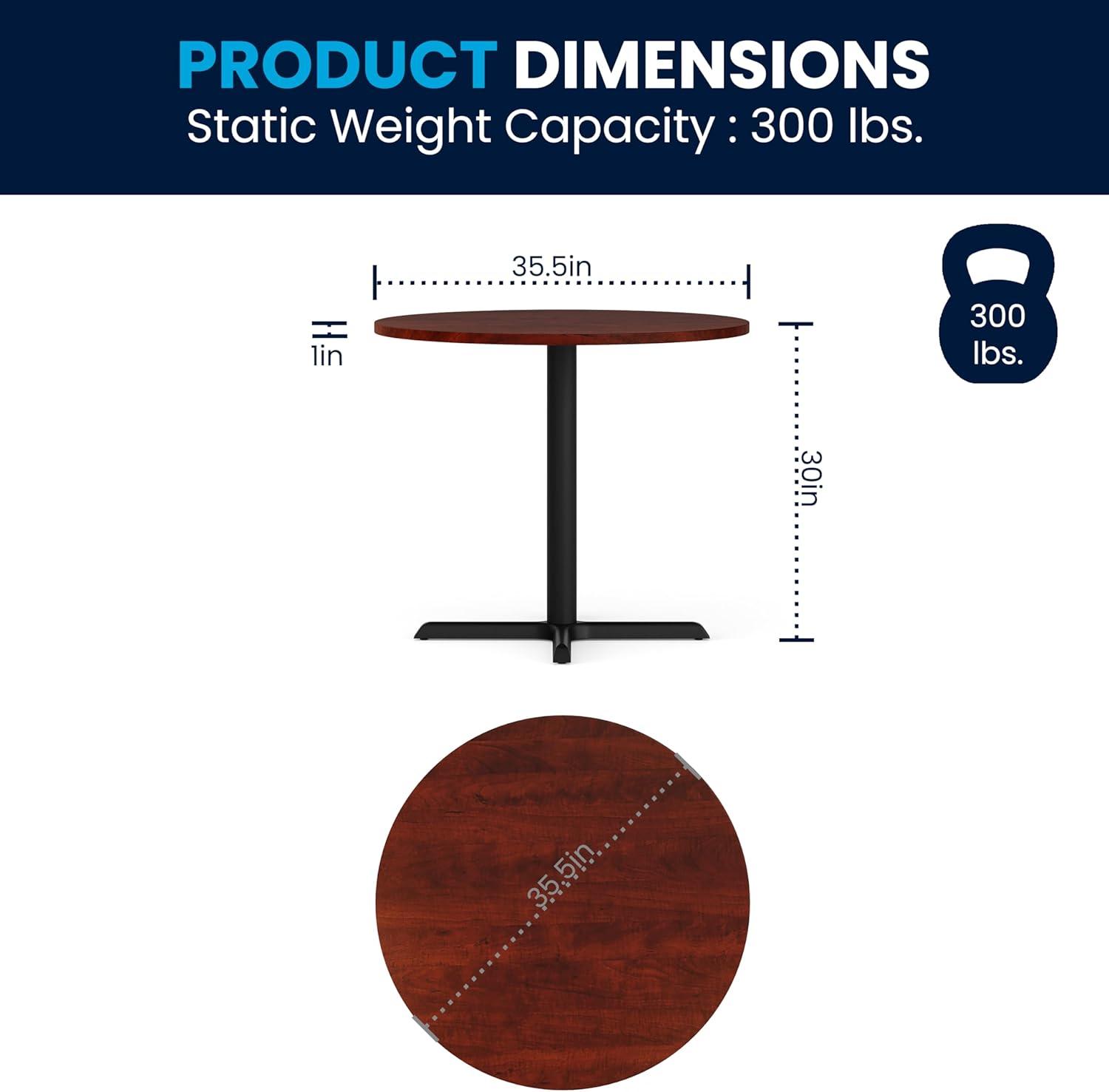 Flash Furniture 36" Round Multi-Purpose Conference Table - Meeting Table for Office