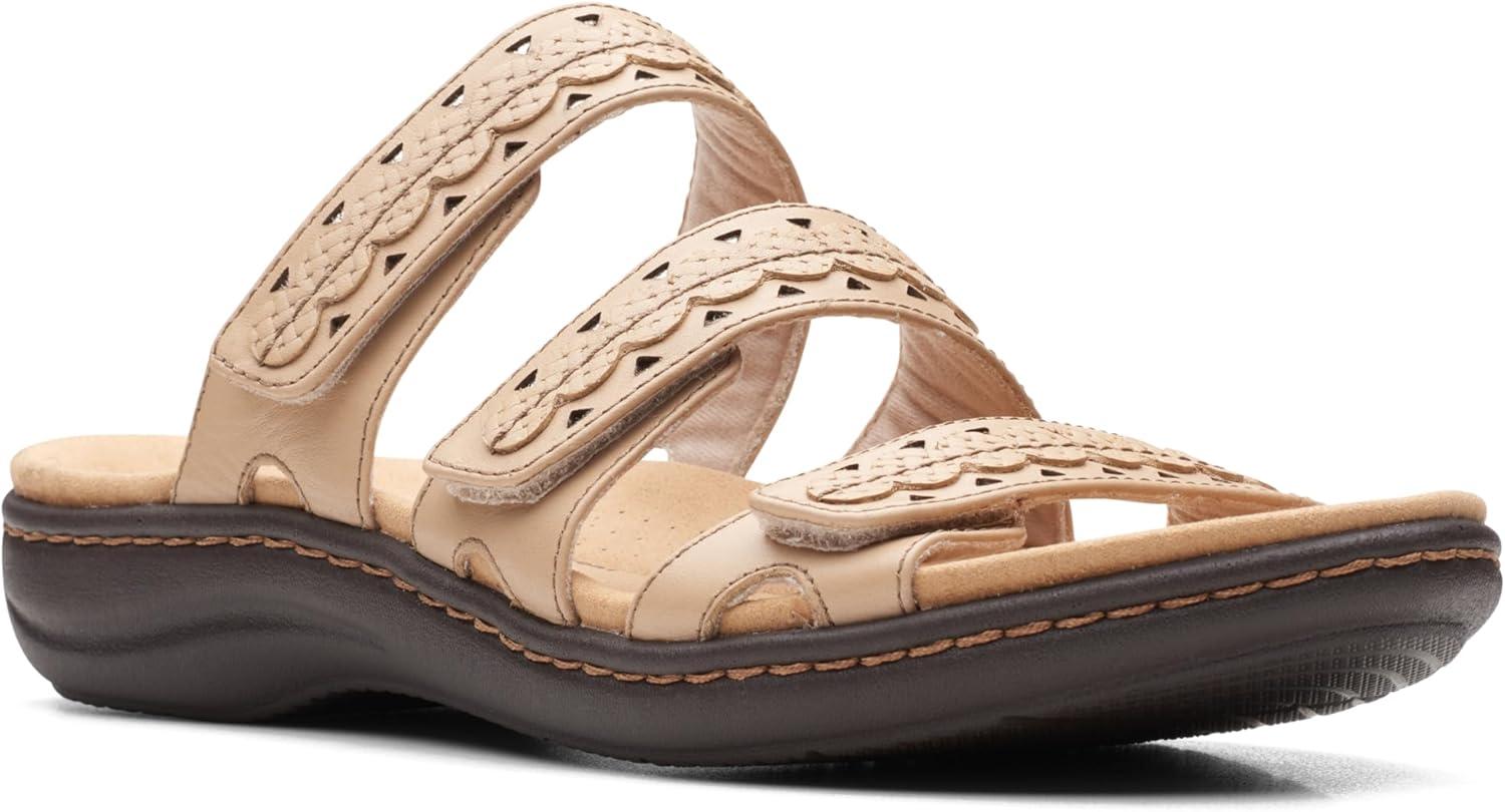 Laurieann Cove Casual Sand Genuine Leather Women's Slide