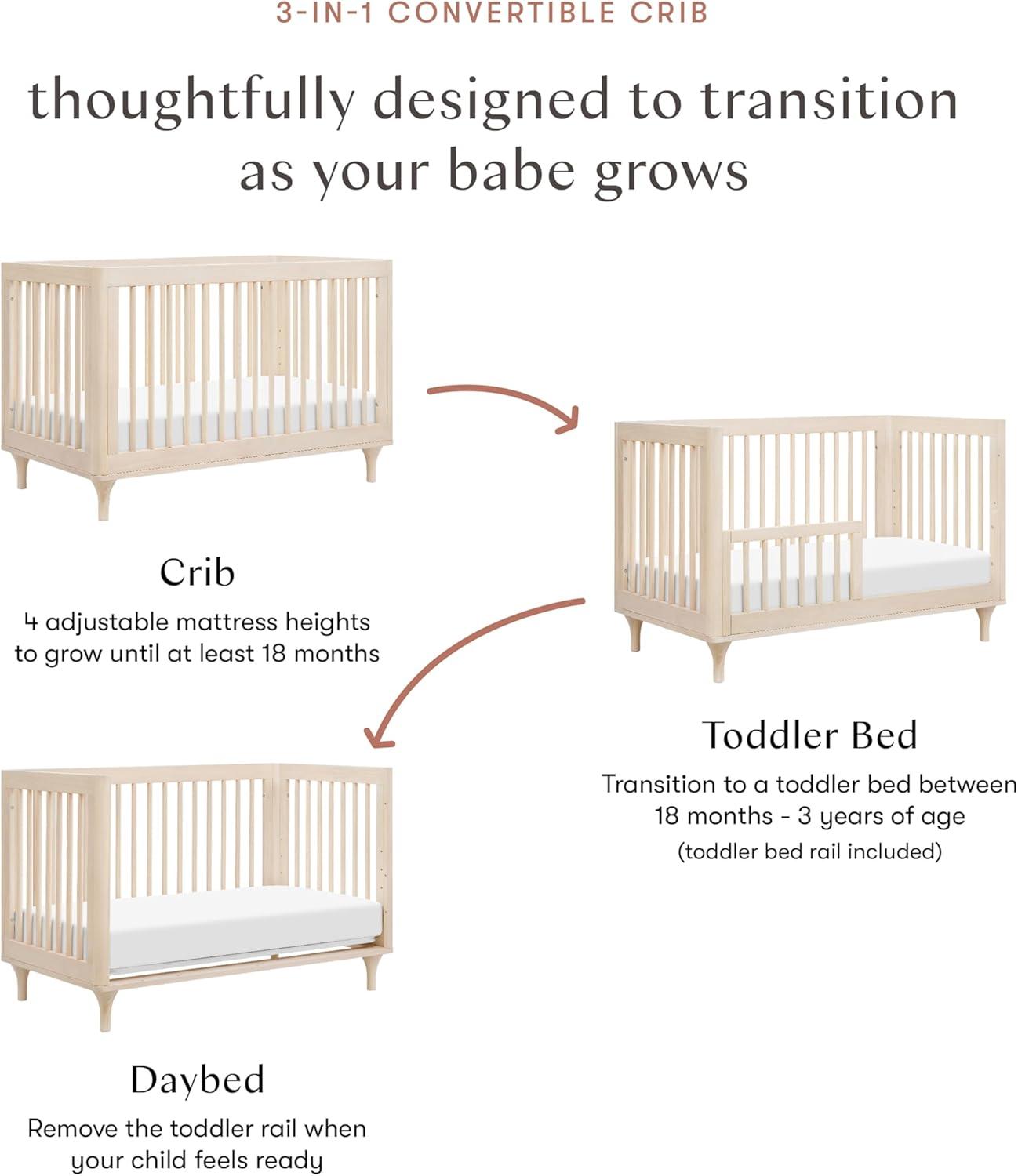 Lolly 3-in-1 Convertible Crib