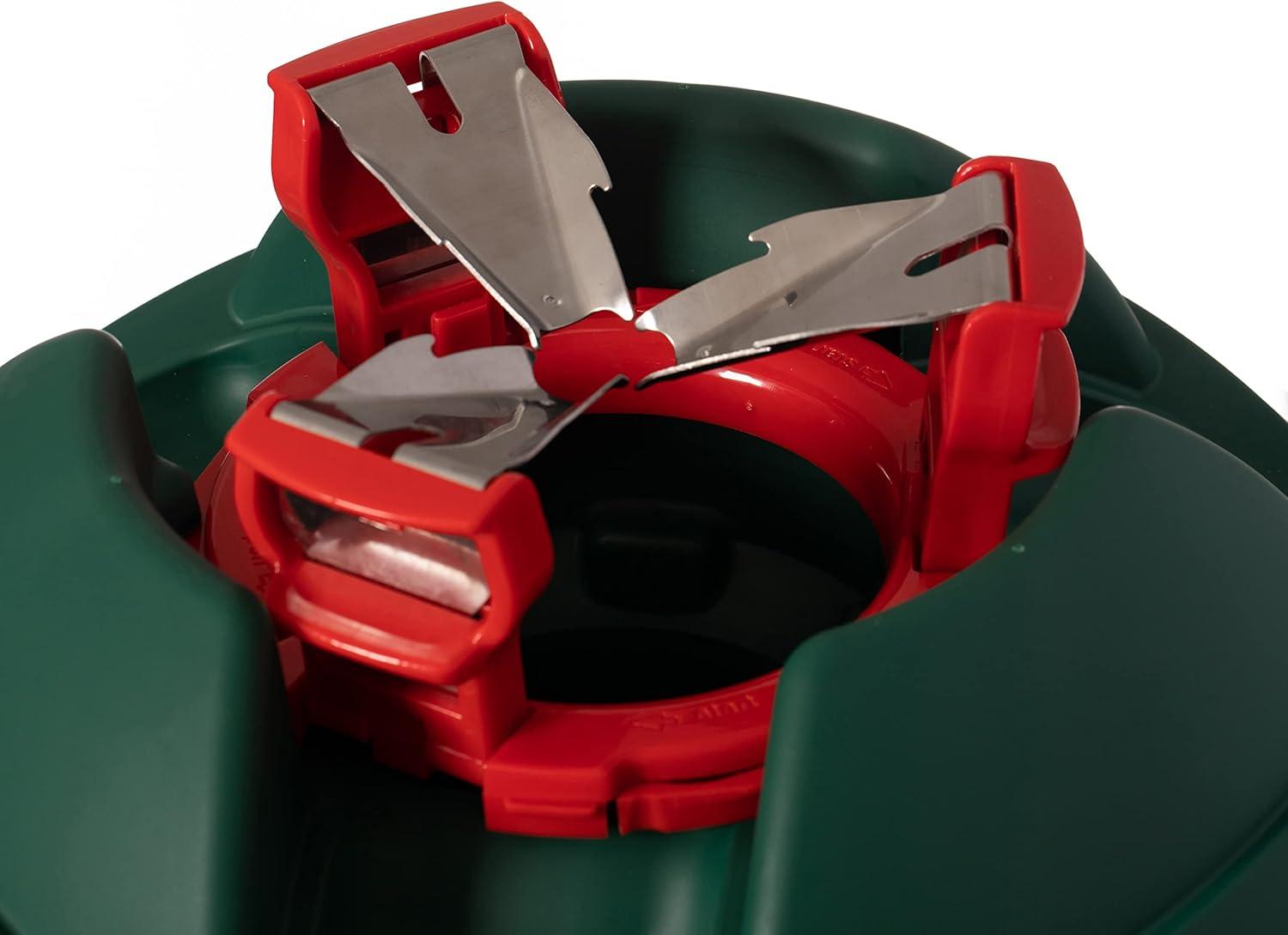 Indoor Automatic Green Christmas Tree Stand With Water Reservoir, Adjustable Metal Claws