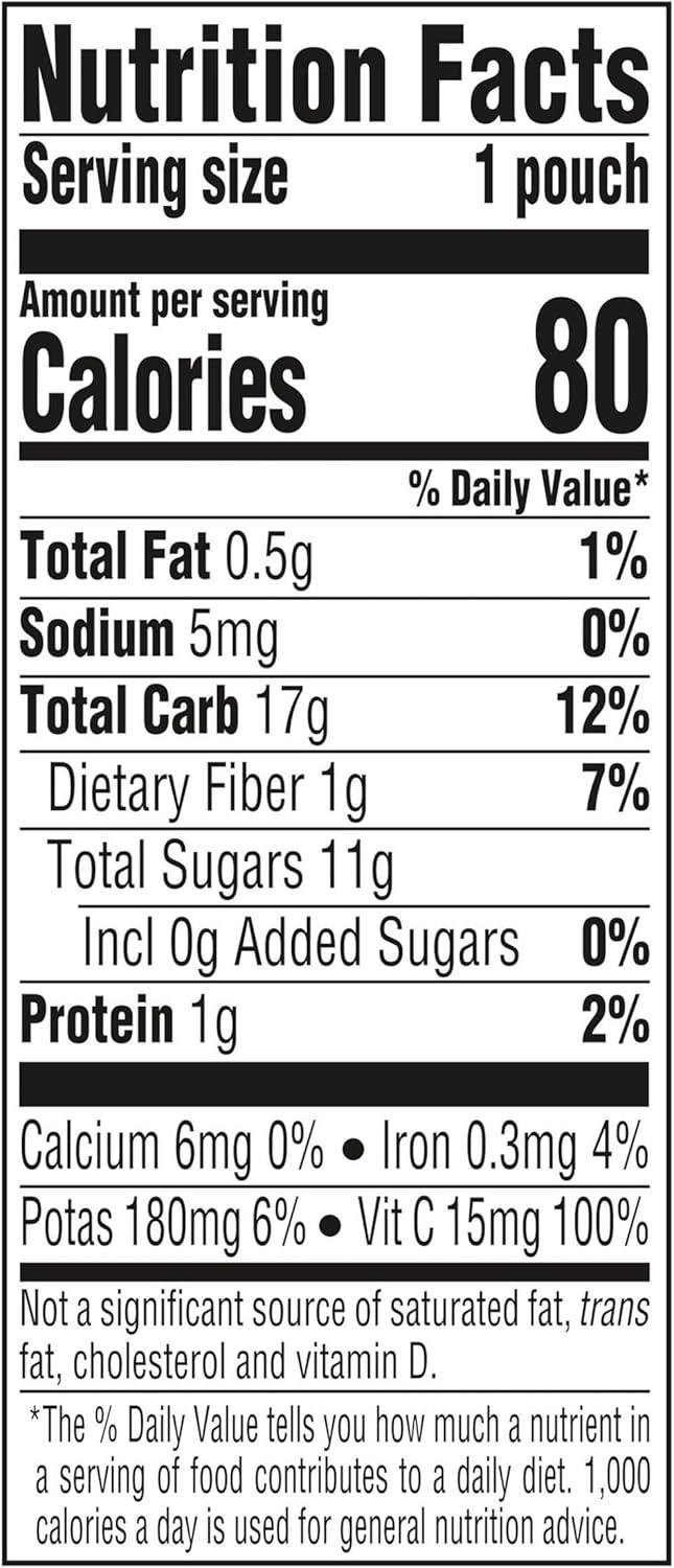 Organic Banana Strawberry Raspberry Mixed Grain Toddler Food Pouches