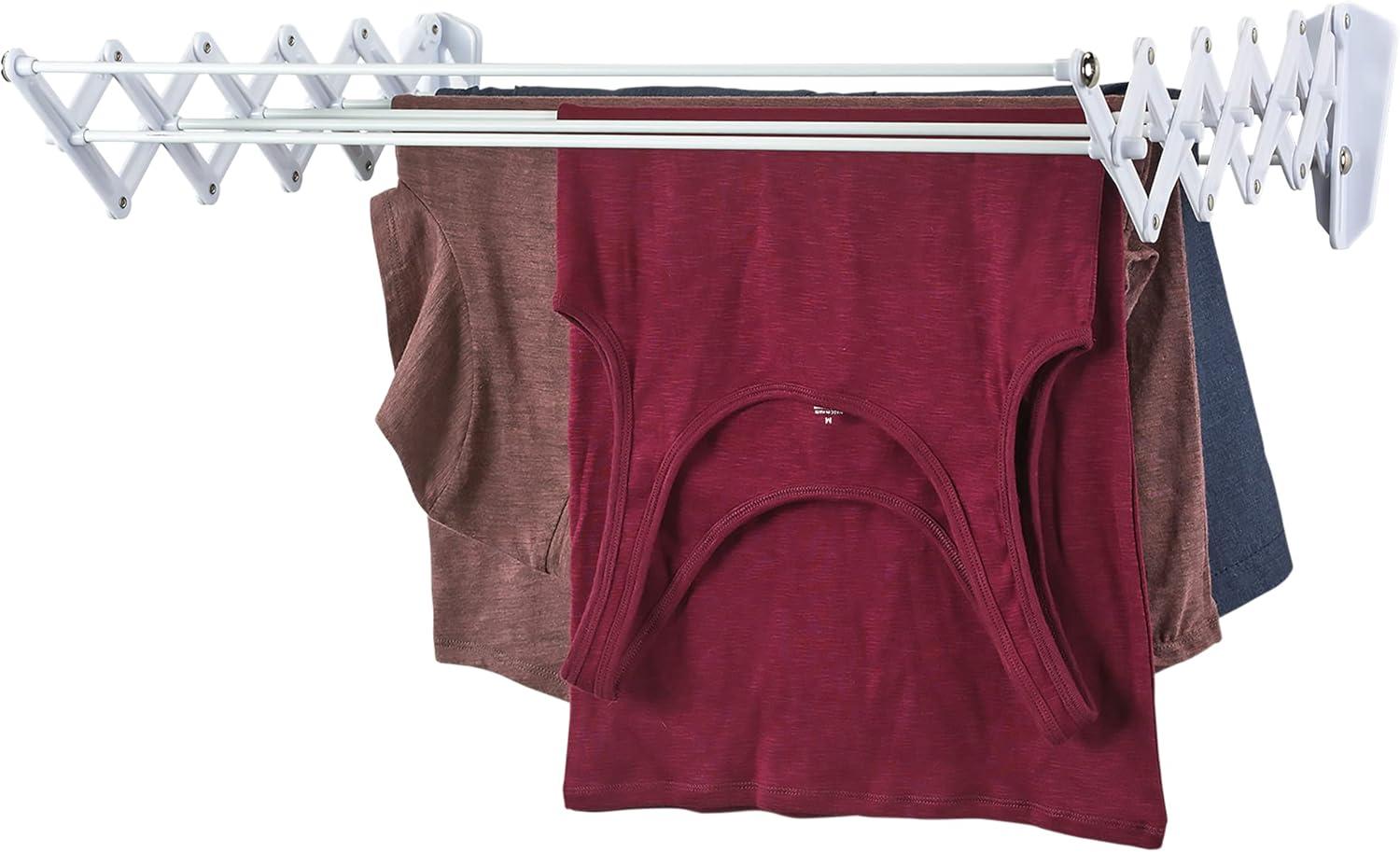 Polder 24 in. H x 24 in. W x 18 in. D Steel Clothes Drying Rack