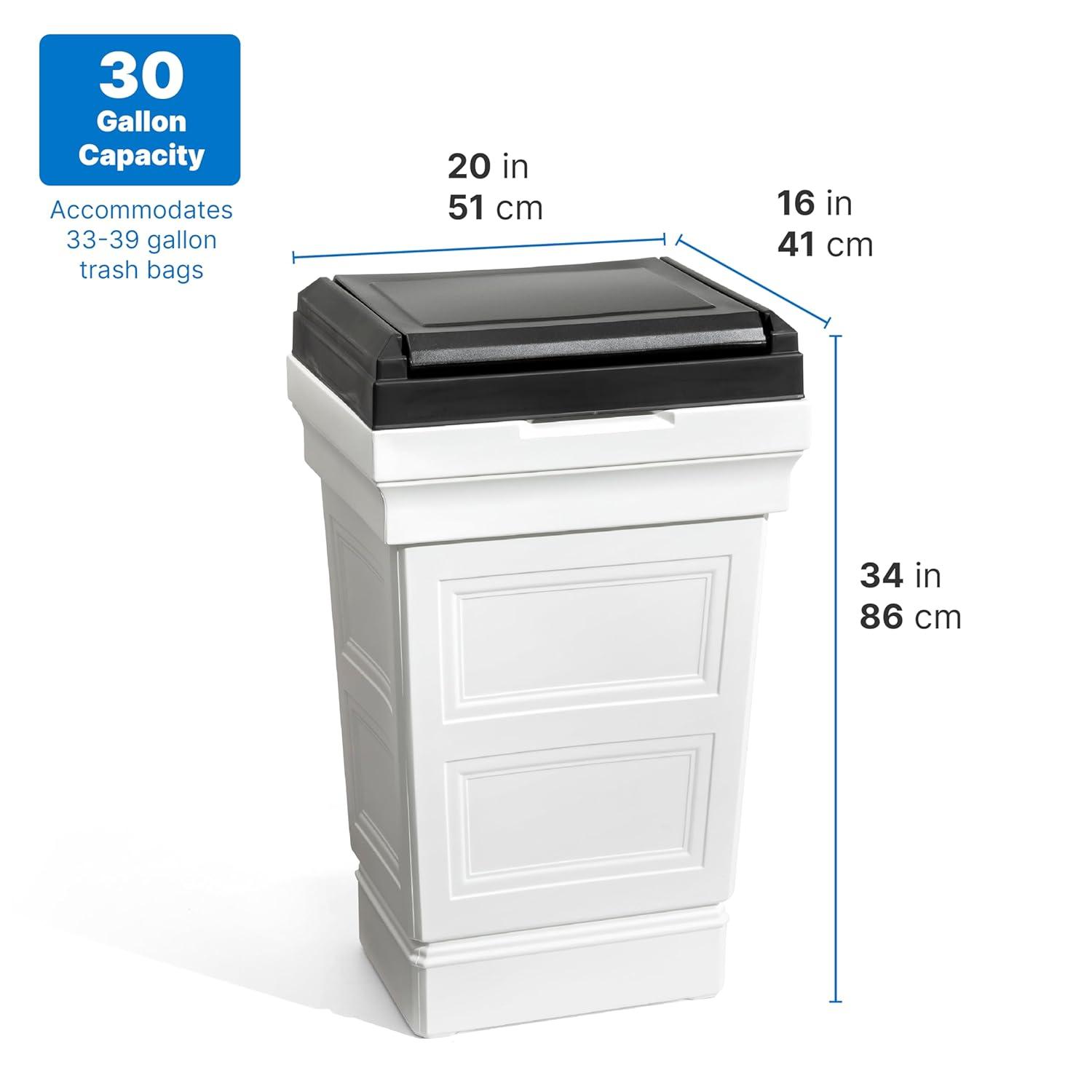 Step2 Step2 Atherton Patio 33 Gallon Trash Can