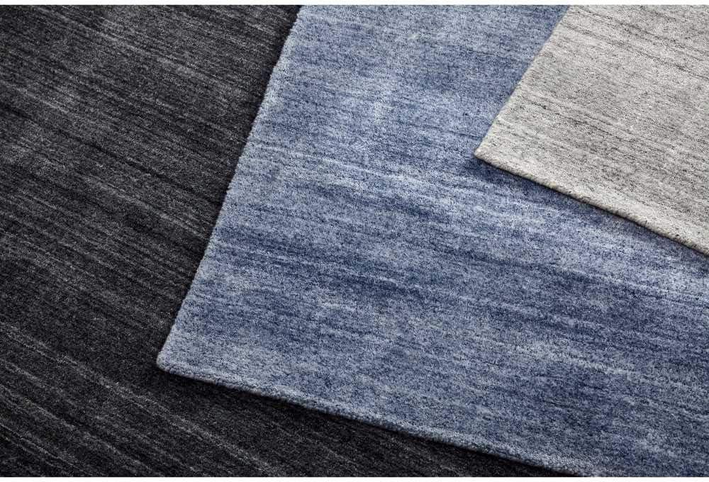 Harbor Denim Stripe Hand-Knotted Wool-Blend 5' x 8' Area Rug