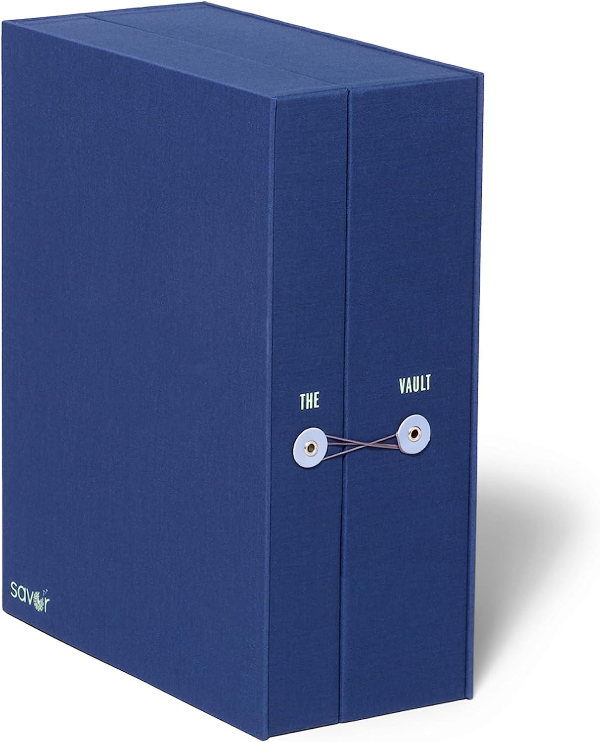 The Vault All-in-One Blue Desk Organizer