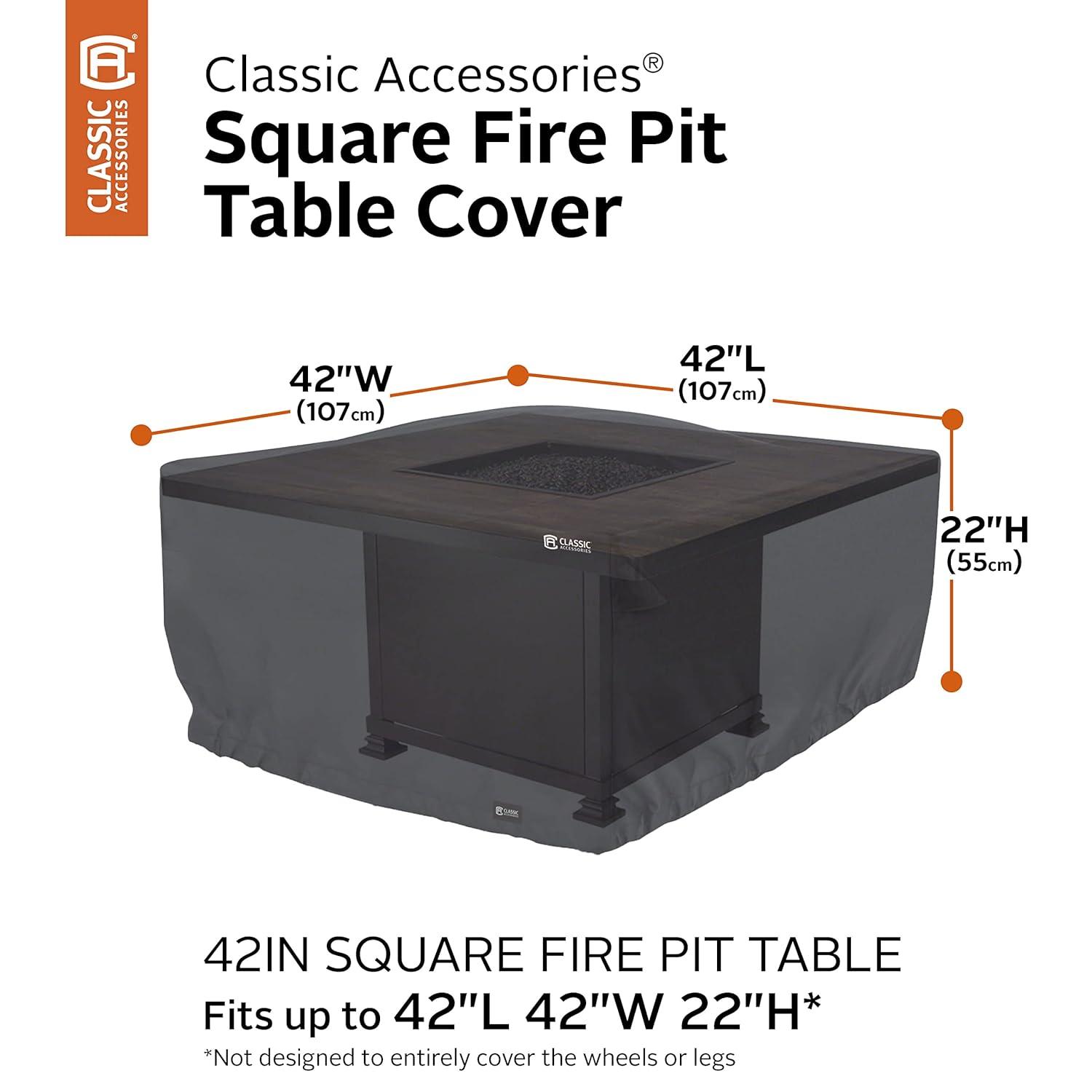 Classic Accessories Outdoor Fire Pit Cover