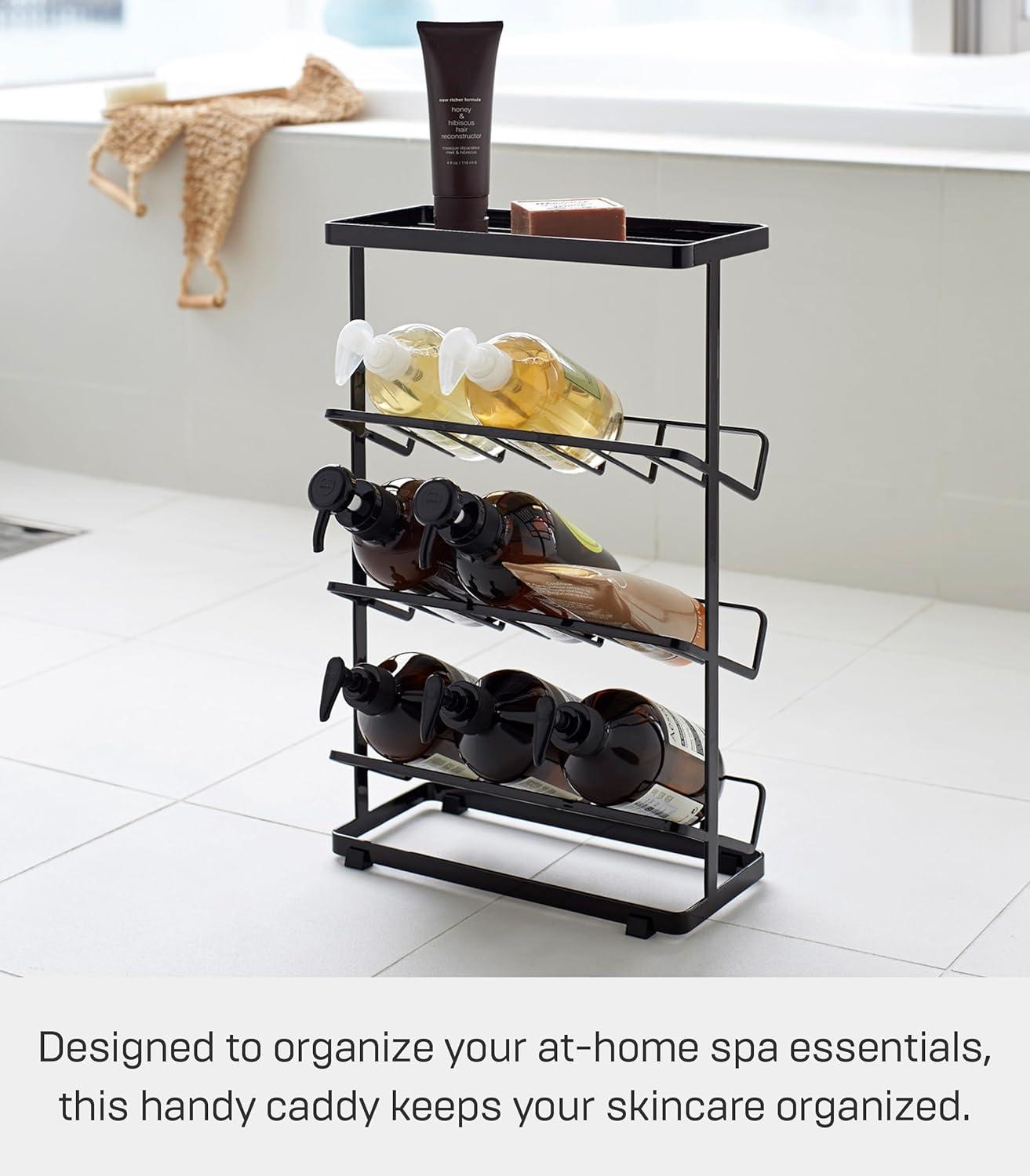 Yamazaki Home Tower Yamazaki Home Free Standing Shower Caddy - Bathroom Organizer Storage Holder, Steel