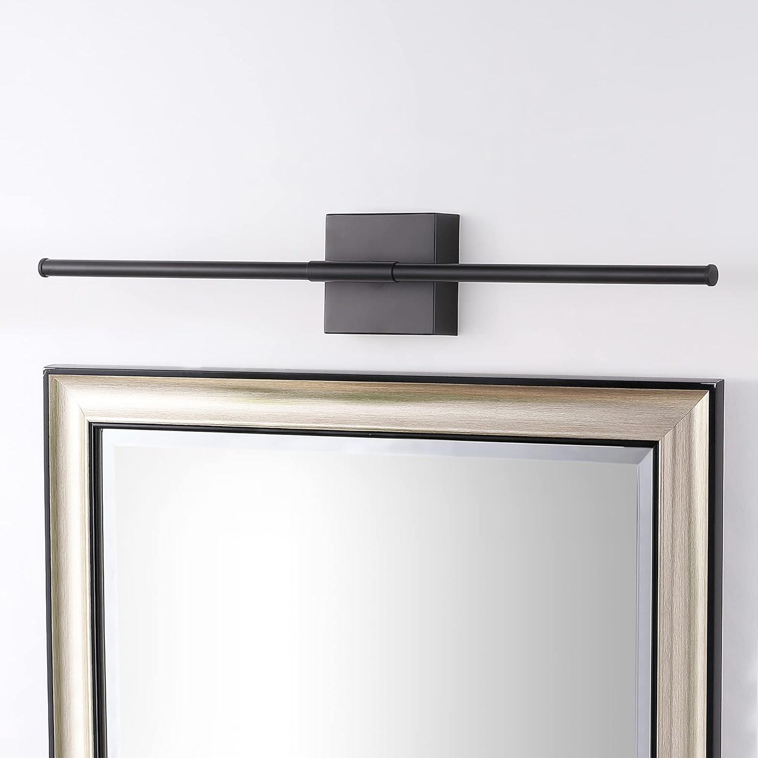Makena 28" Dimmable Integrated LED Modern Metal Wall Sconce, Black