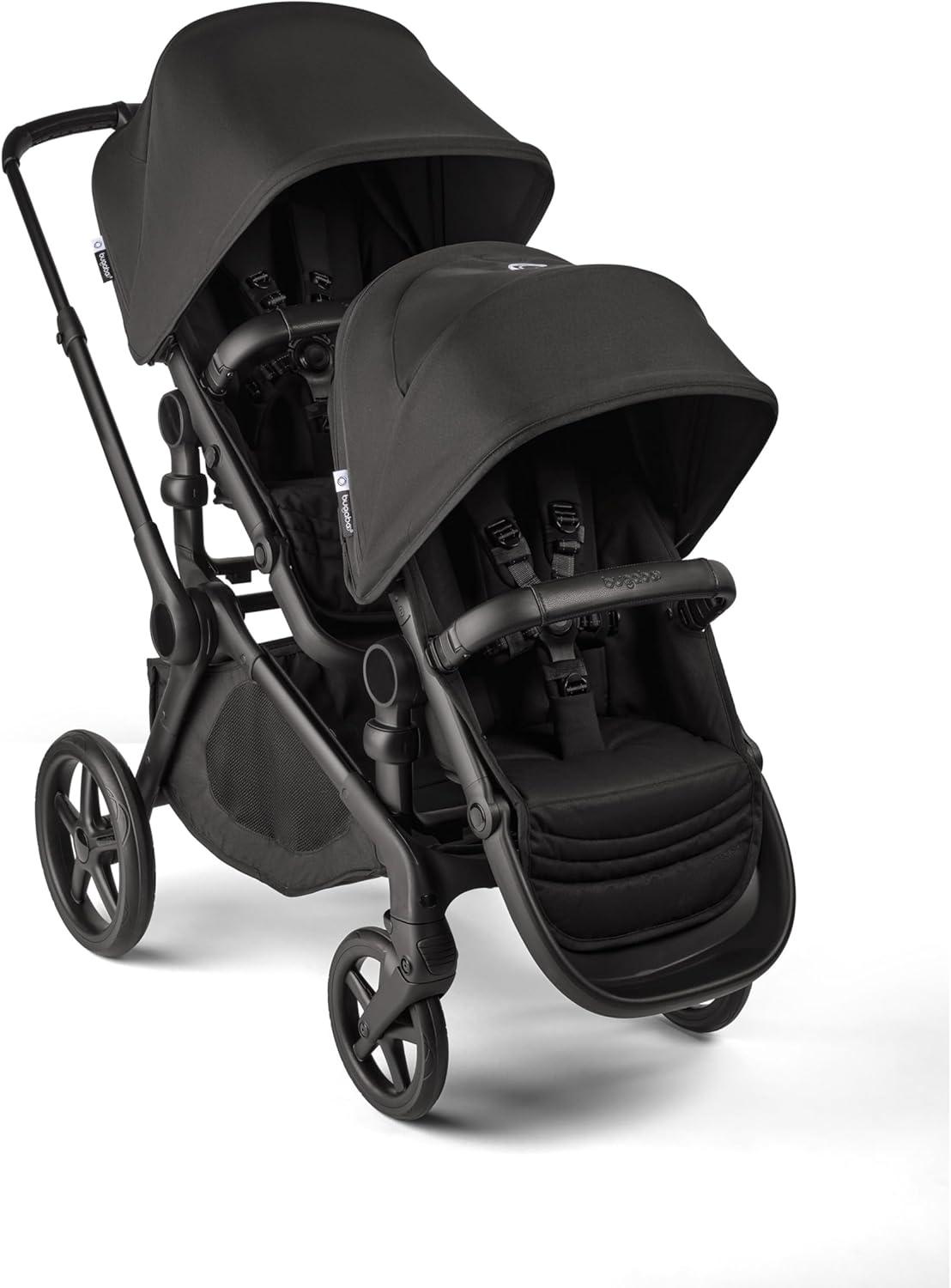 Bugaboo Kangaroo Sibling Stroller Seat - Midnight Black