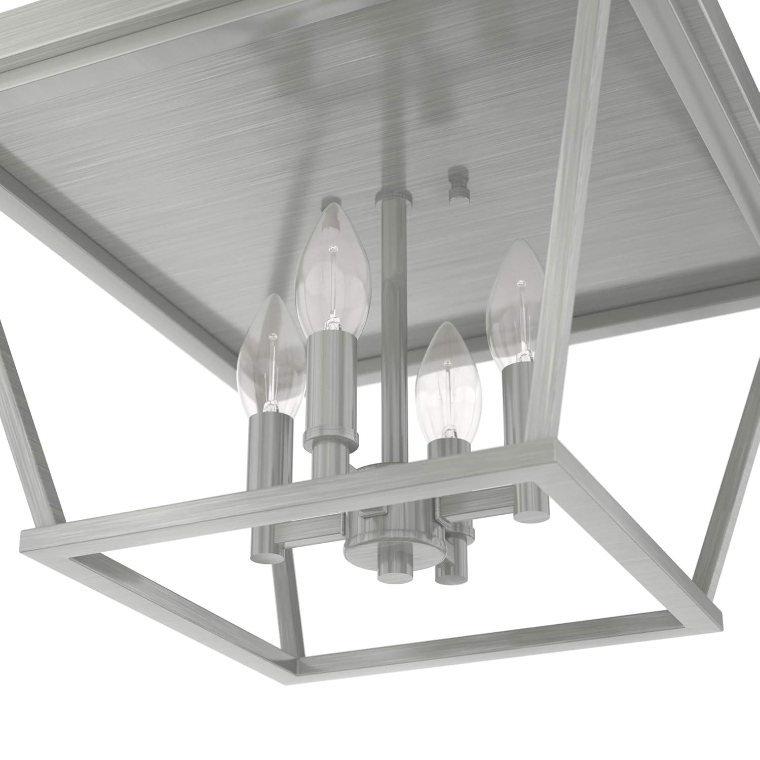 Hunter Fan Laurel Ridge 4 - Light 14'' Lantern Square / Rectangle Flush Mount