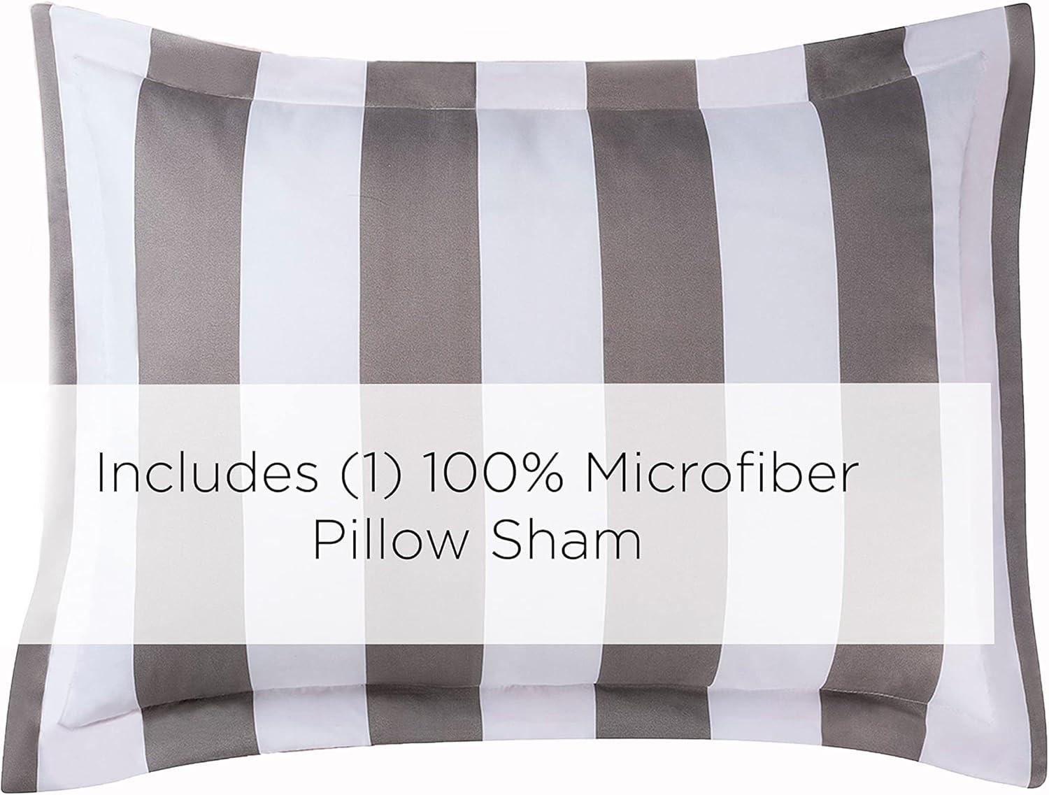 Juicy Couture Cabana Stripe Reversible Comforter Setswith Decorative Pillows