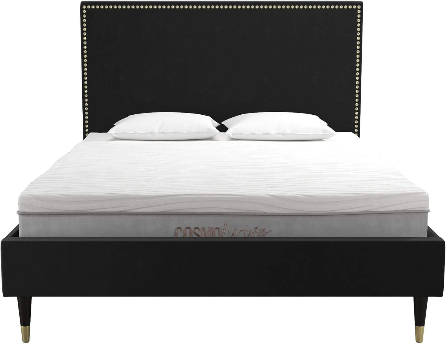 Audrey Upholstered Low Profile Platform Bed