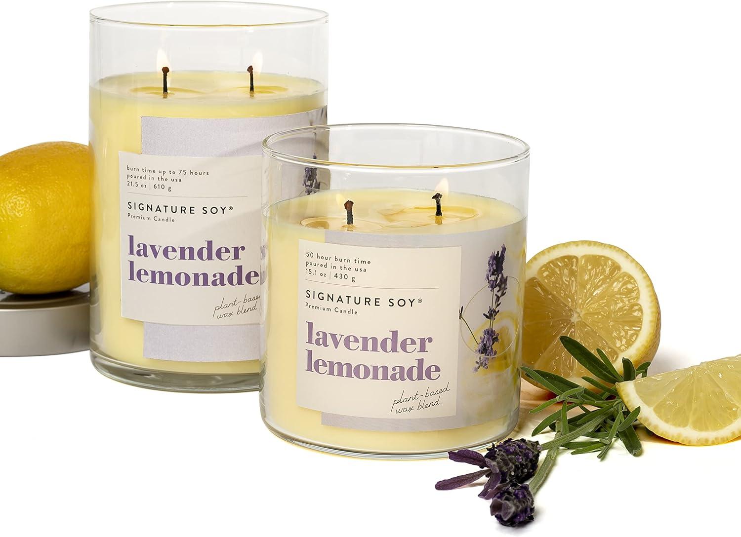 Signature Soy Signature Soy Lidded Lavender Lemonade Scented Candle