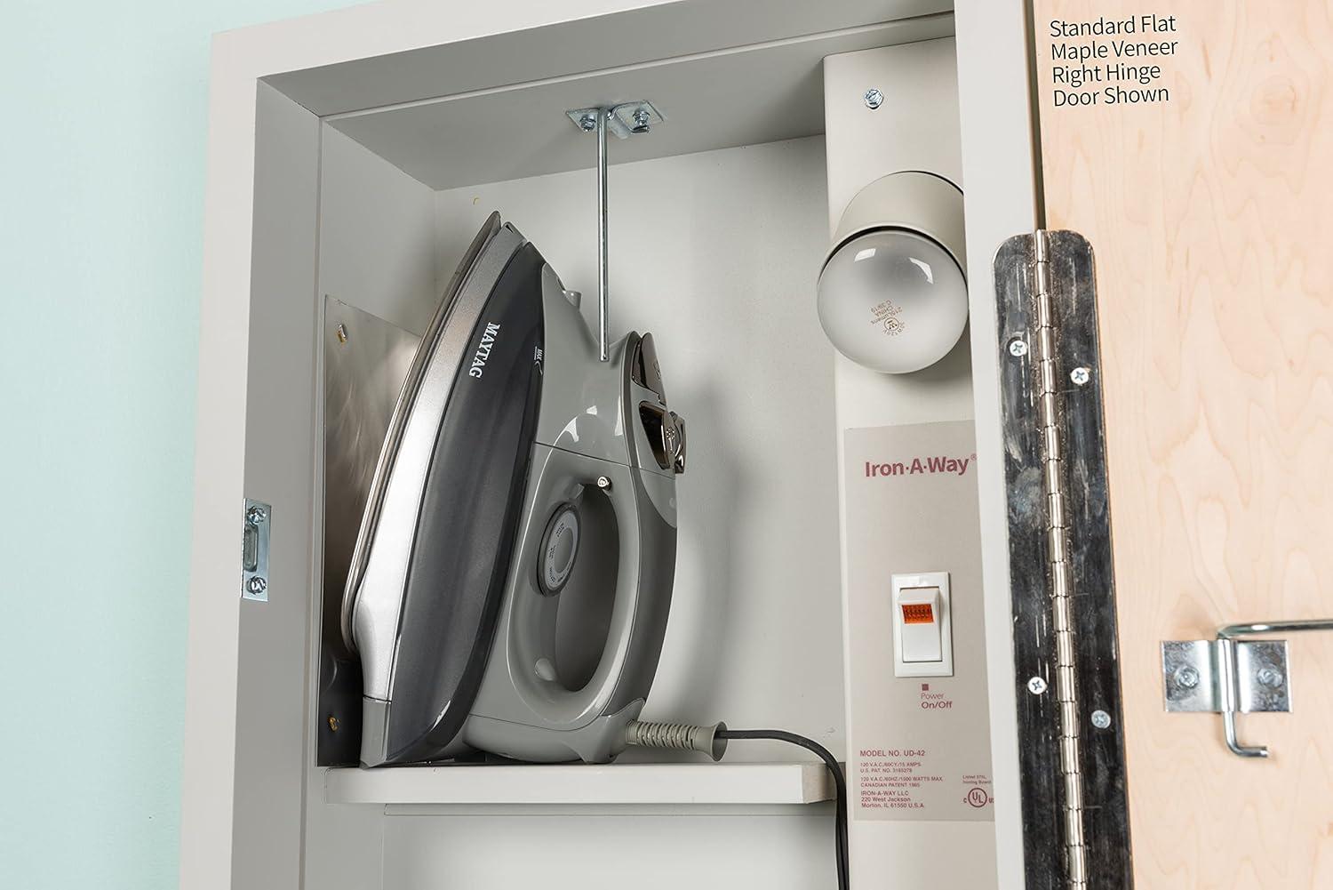 Iron-A-Way LLC Deluxe Swivel Non-Electric Built-In Ironing Center MADE IN THE USA