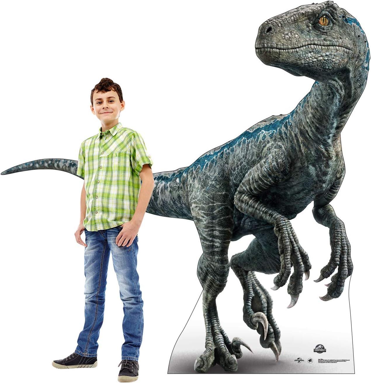 76 x 75 in. Blue Cardboard Cutout, Jurassic World