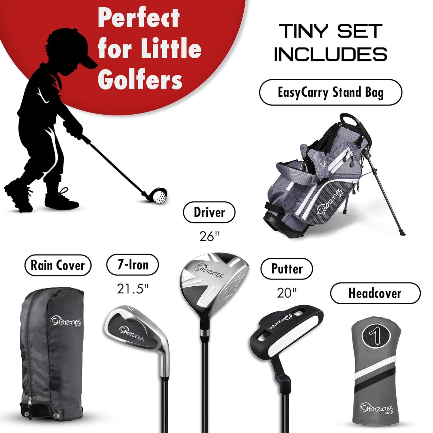 Shorties Golf Kid's Golf Club Set (Kids 34"-38" Tall) TINY Graphite - Right