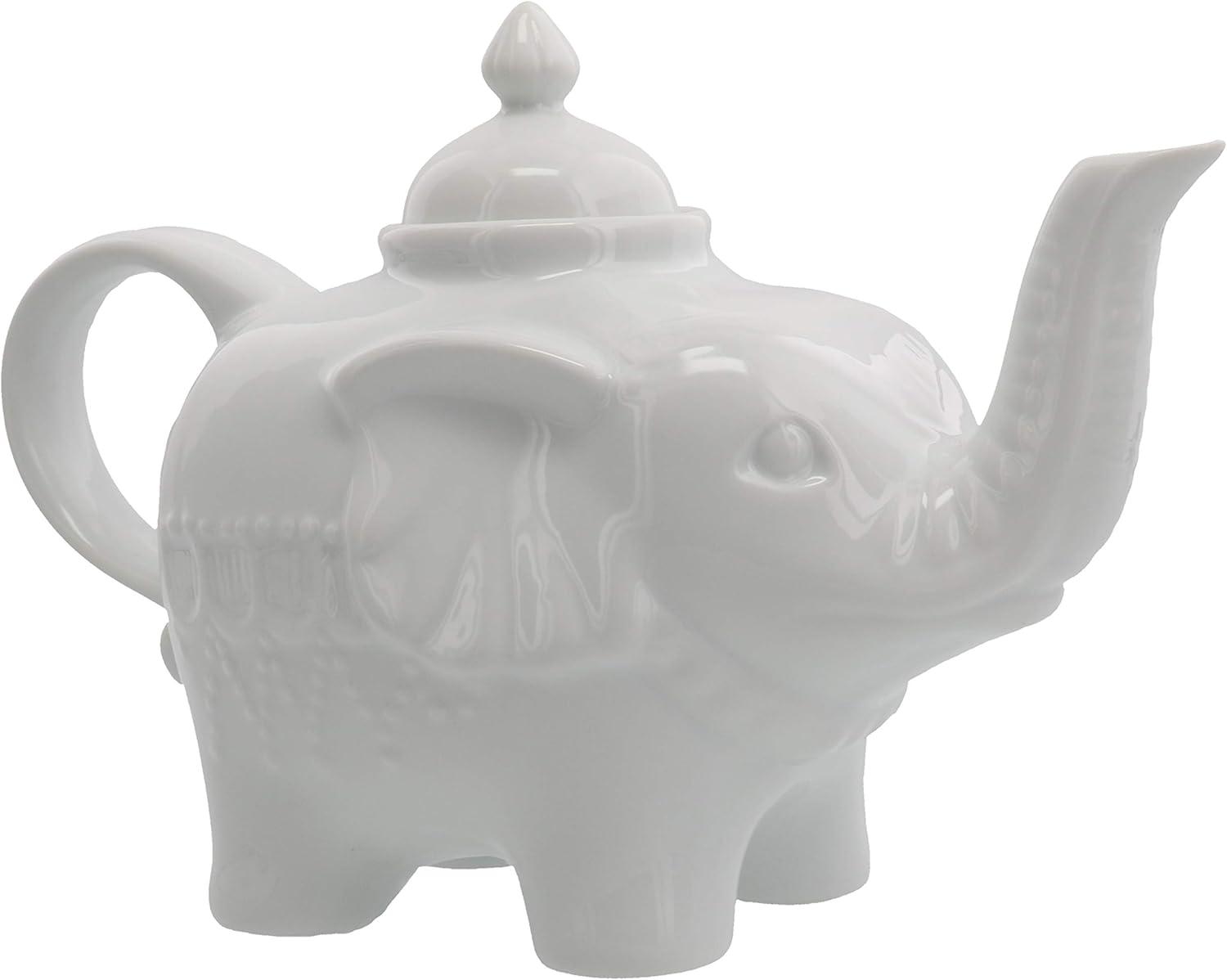 BIA Cordon Bleu BIA Cordon Bleu 28oz Porcelain Elephant Teapot,