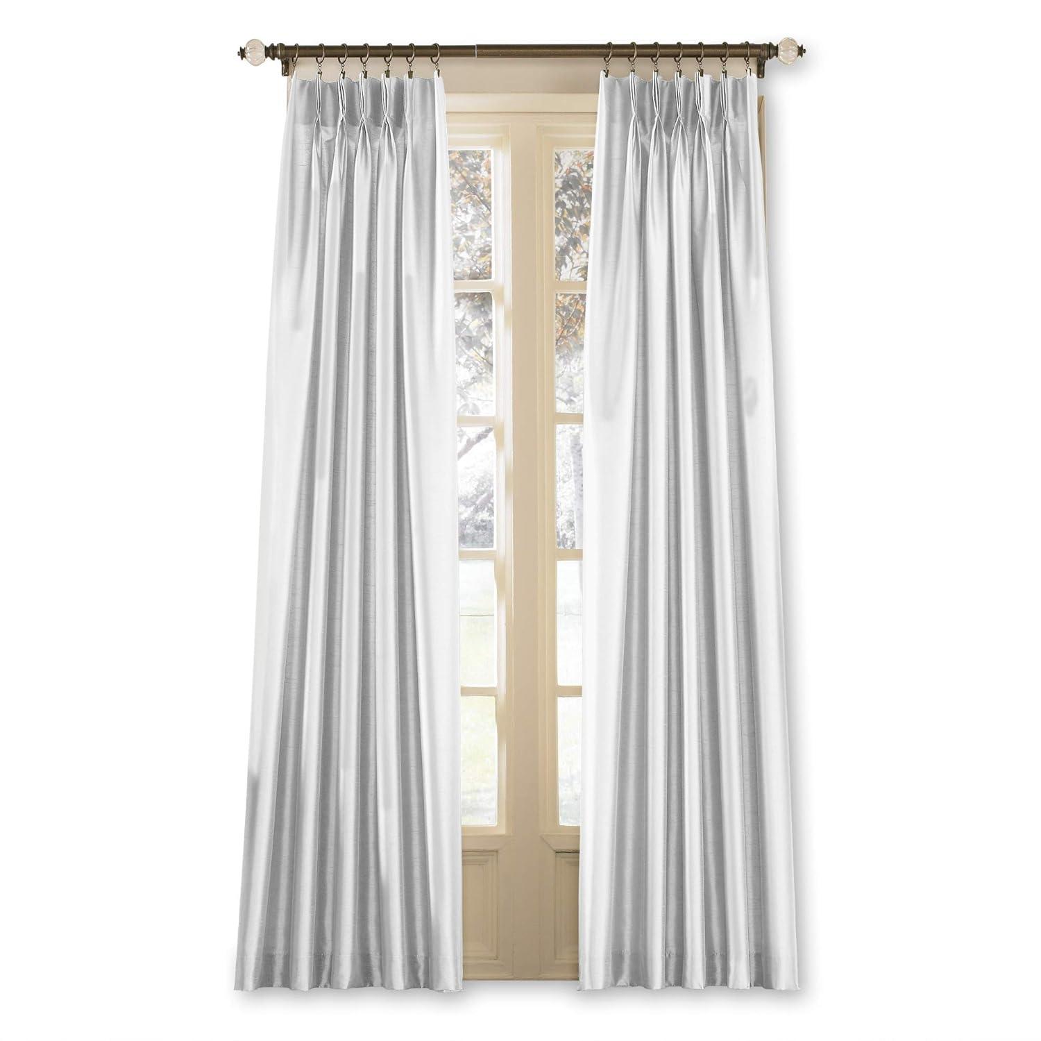 Curtainworks Marquee 108" Single Panel Curtain, White, Adult