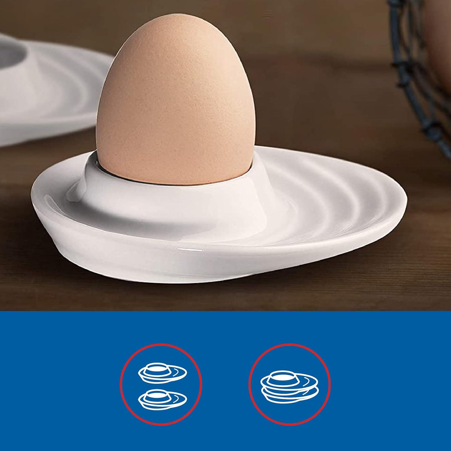 Kuchenprofi White Porcelain 2 Piece Egg Cup Set