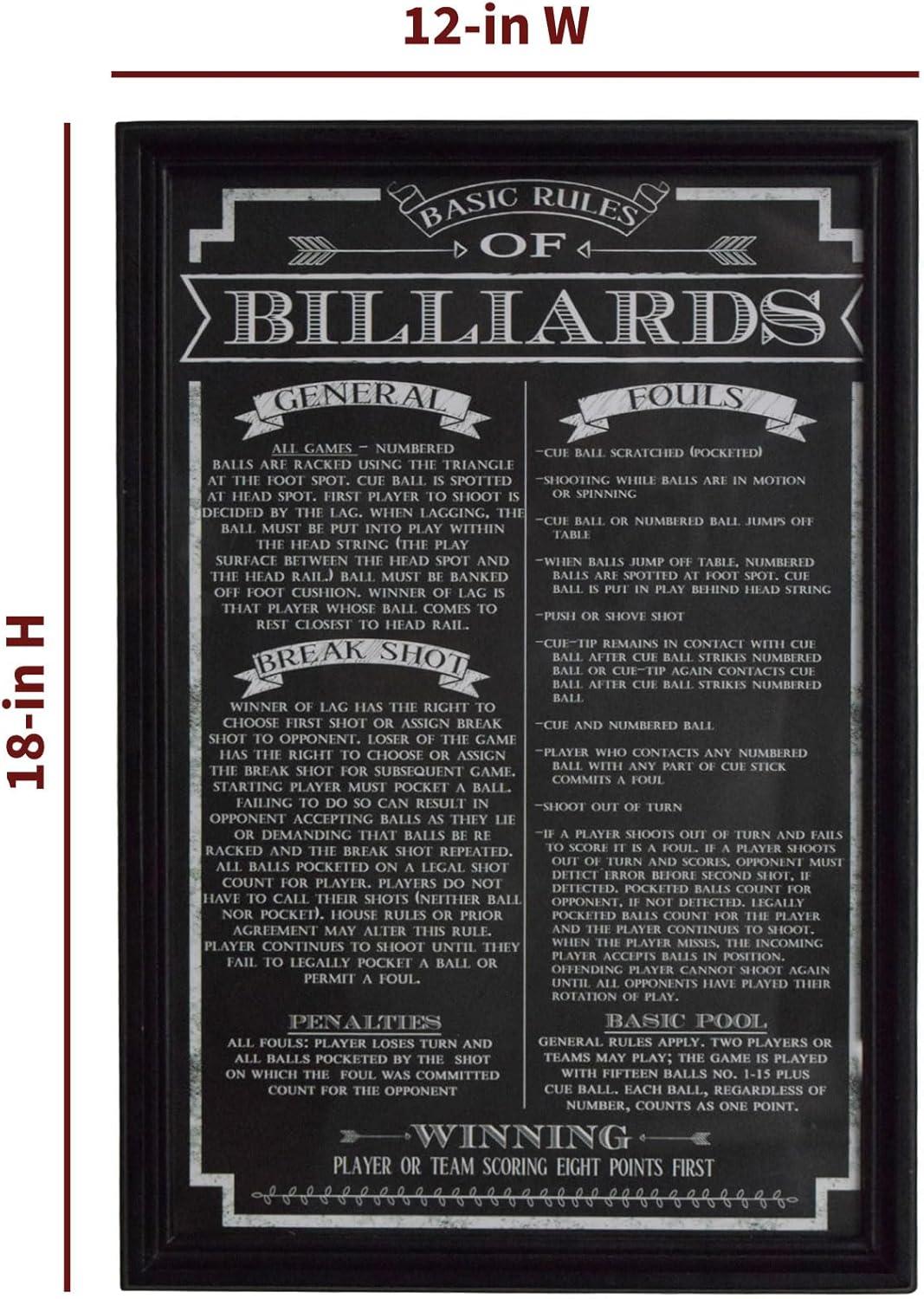 Hathaway Games " Billiard Game Rules "