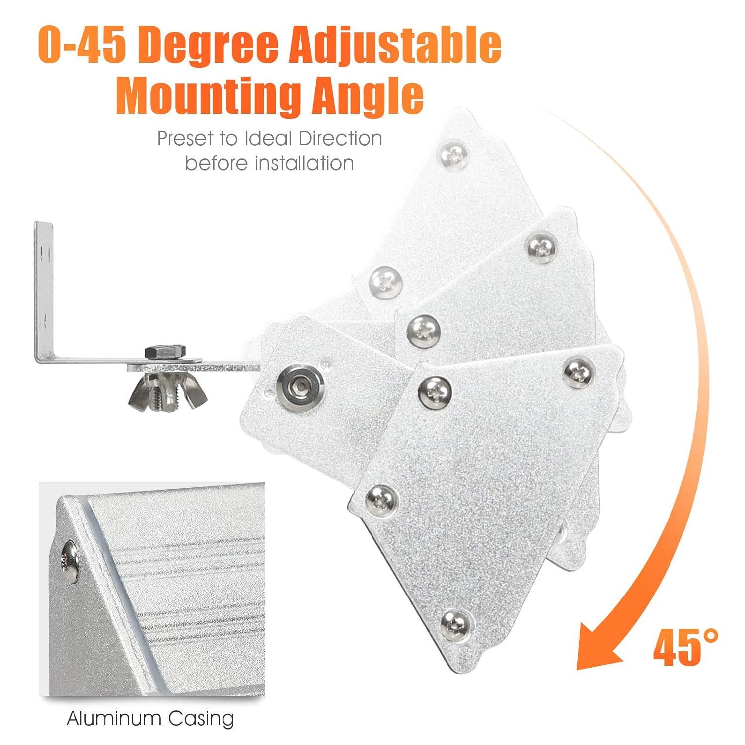 Costway Wall-Mounted Patio Heater 750W/1500W Infrared Heater with 9-Level Adjustable 24H Timer & Remote Control Silver