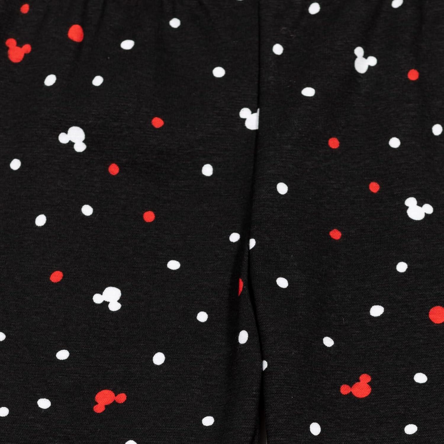 Disney Minnie Mouse Big Girls Graphic T-Shirt & Leggings Red/Black 14-16