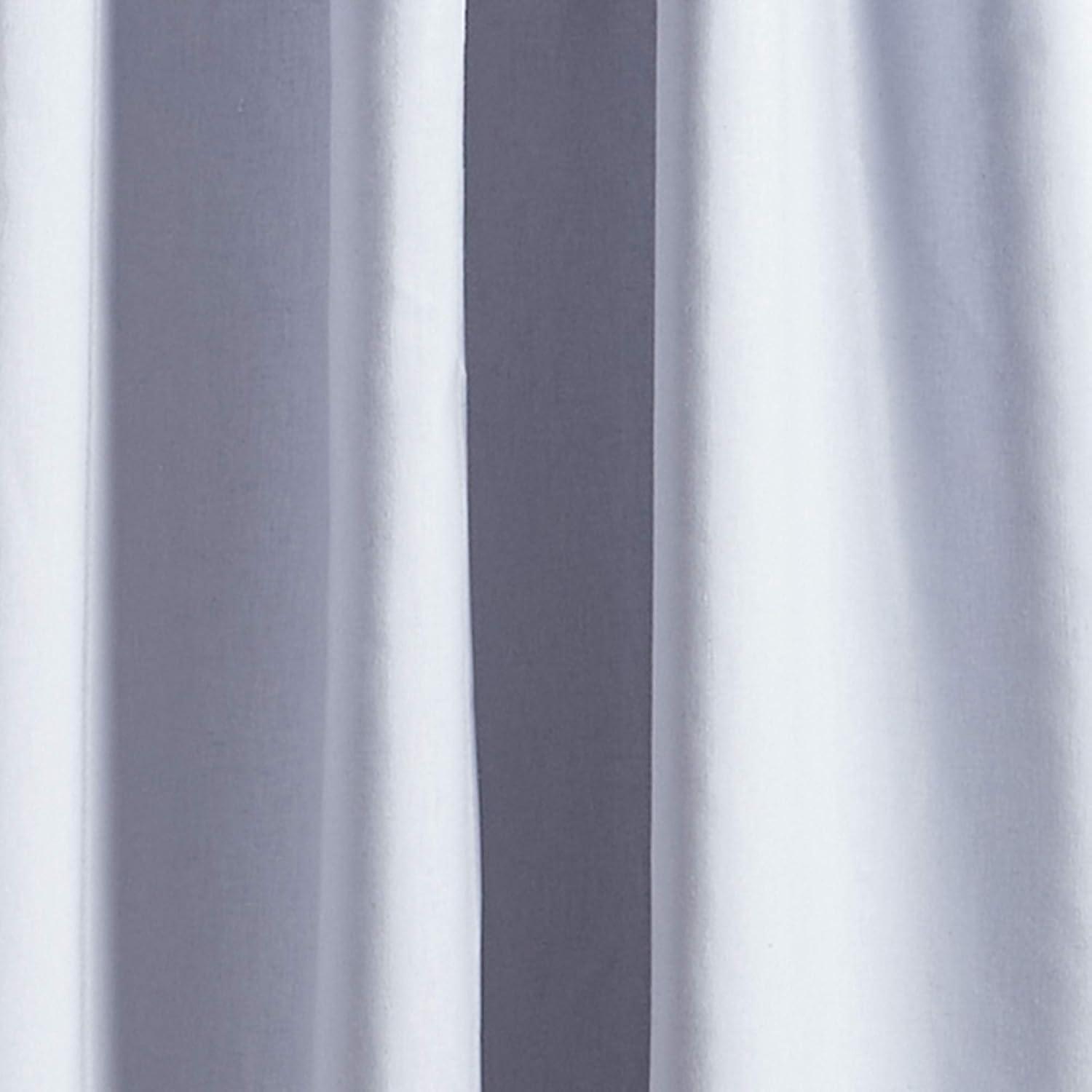 Cotton Blend Solid Blackout Rod Pocket Curtain Panels