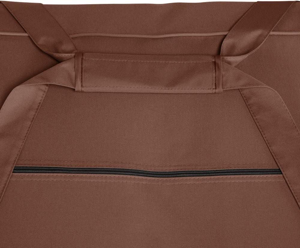 Mocha Cappuccino 48 Inch Water-Resistant Patio Cushion Storage Bag