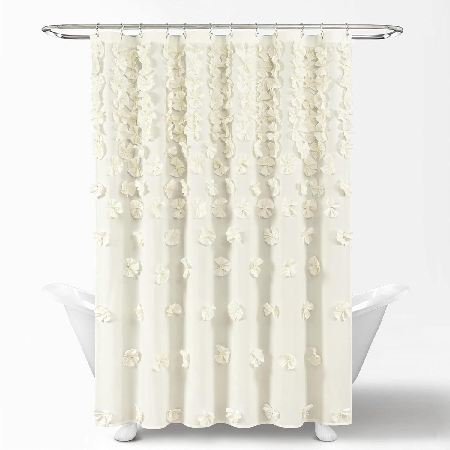 Lush Decor Riley Floral Shower Curtain