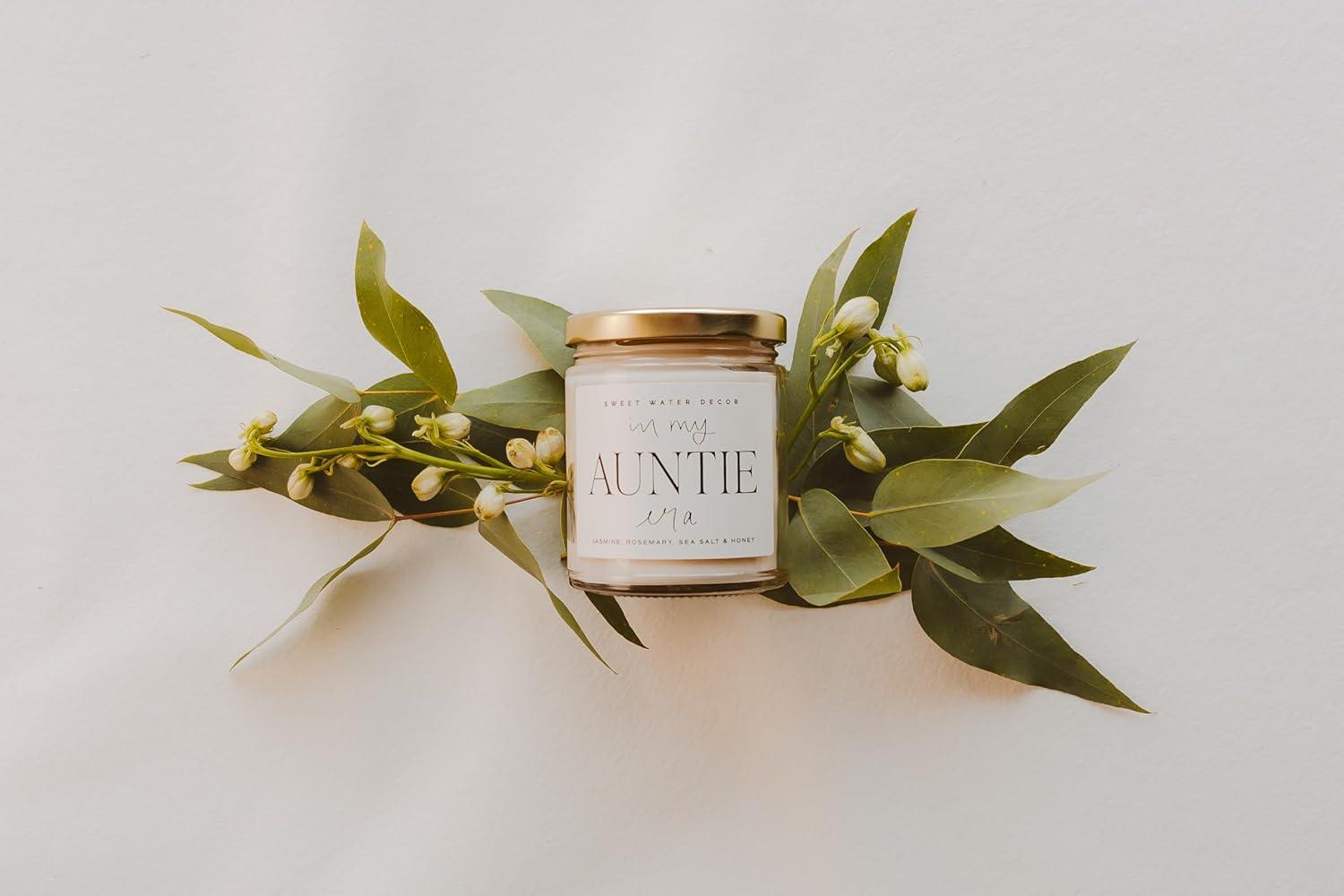 Sweet Water Decor In My Auntie Era 9oz Clear Jar Soy Candle