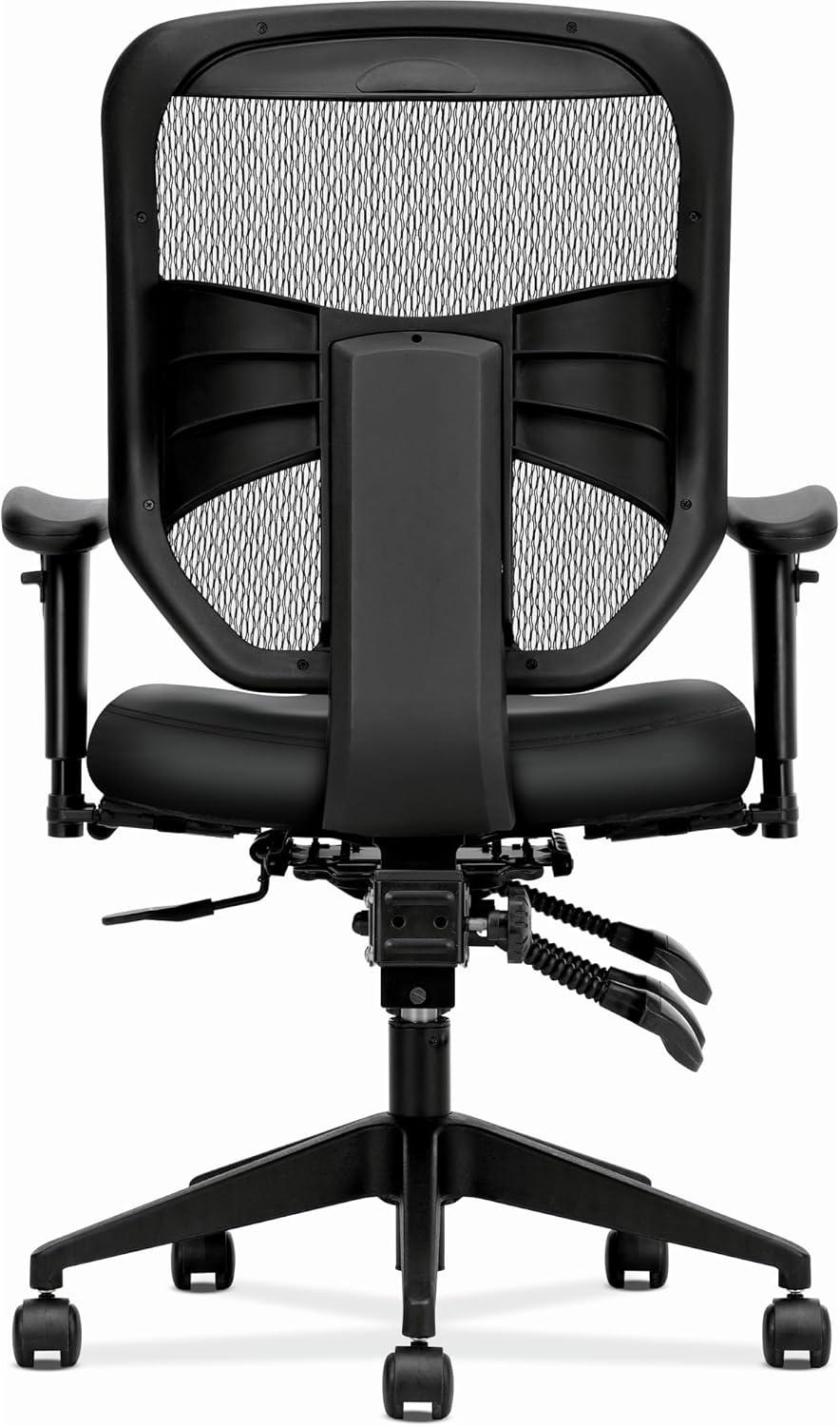 HON BSXVL532SB11 250 lbs. Capacity 17 in. to 21 in. Seat Height Prominent Mesh High-Back Task Chair - Black