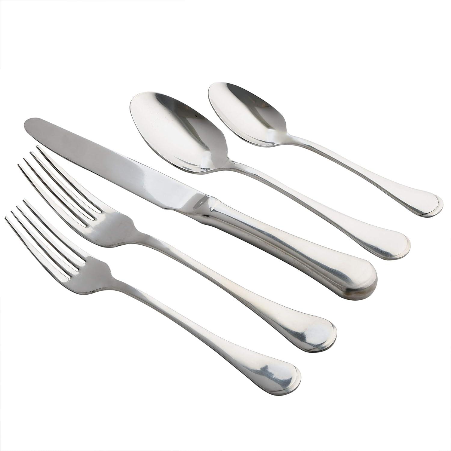 Gibson Manchester 20-Piece Stainless Steel Flatware Set