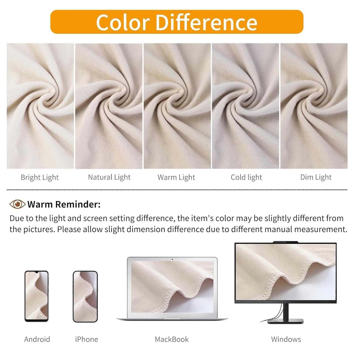 YISUN Dining Chair Covers, Stretch Spandex Chair Seat Cover Removable Washable Parson Chair Cover Kitchen Chair Protector Slipcovers (Beige Light, 6)