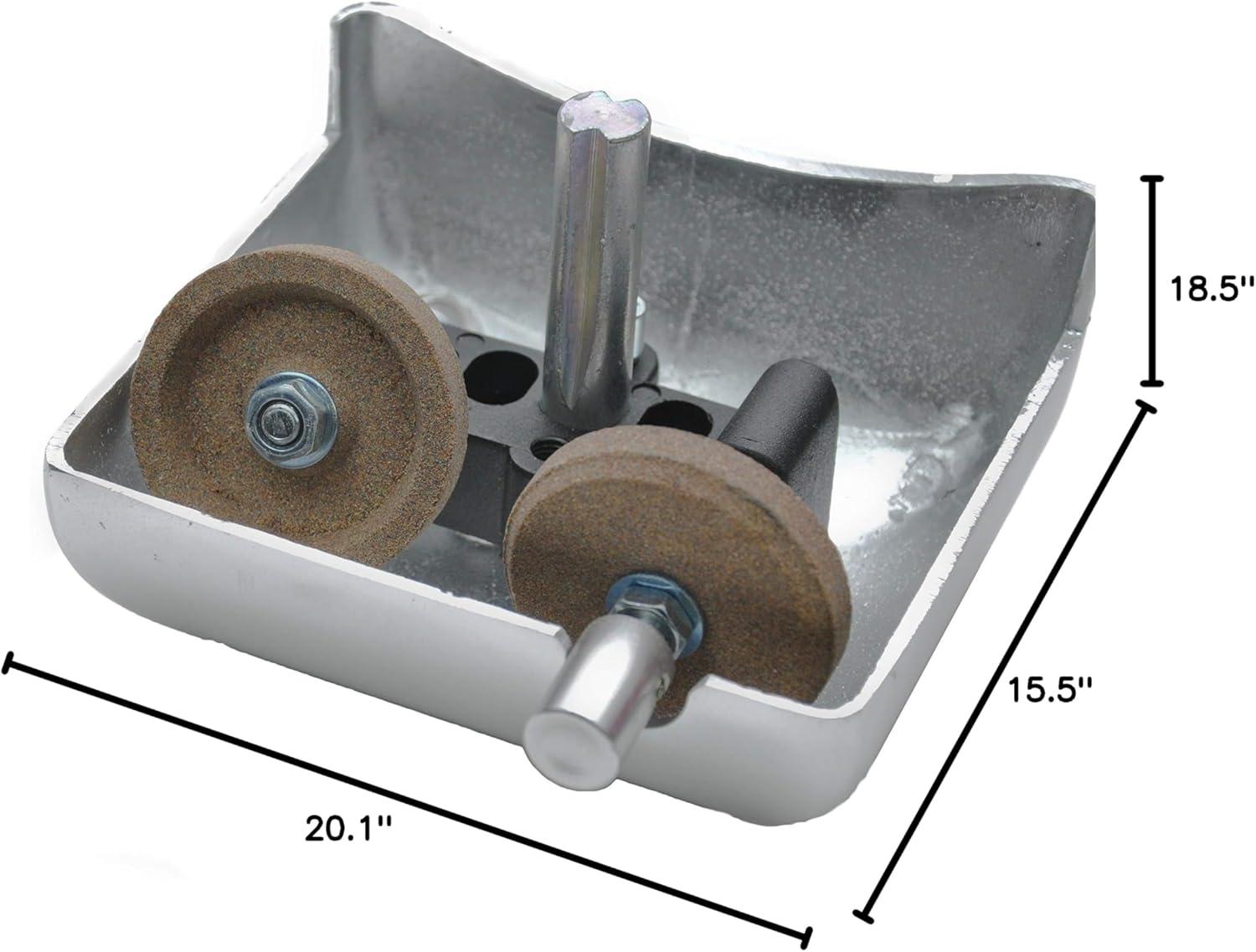 Red 10-Inch Electric Meat Slicer with Teflon Blade