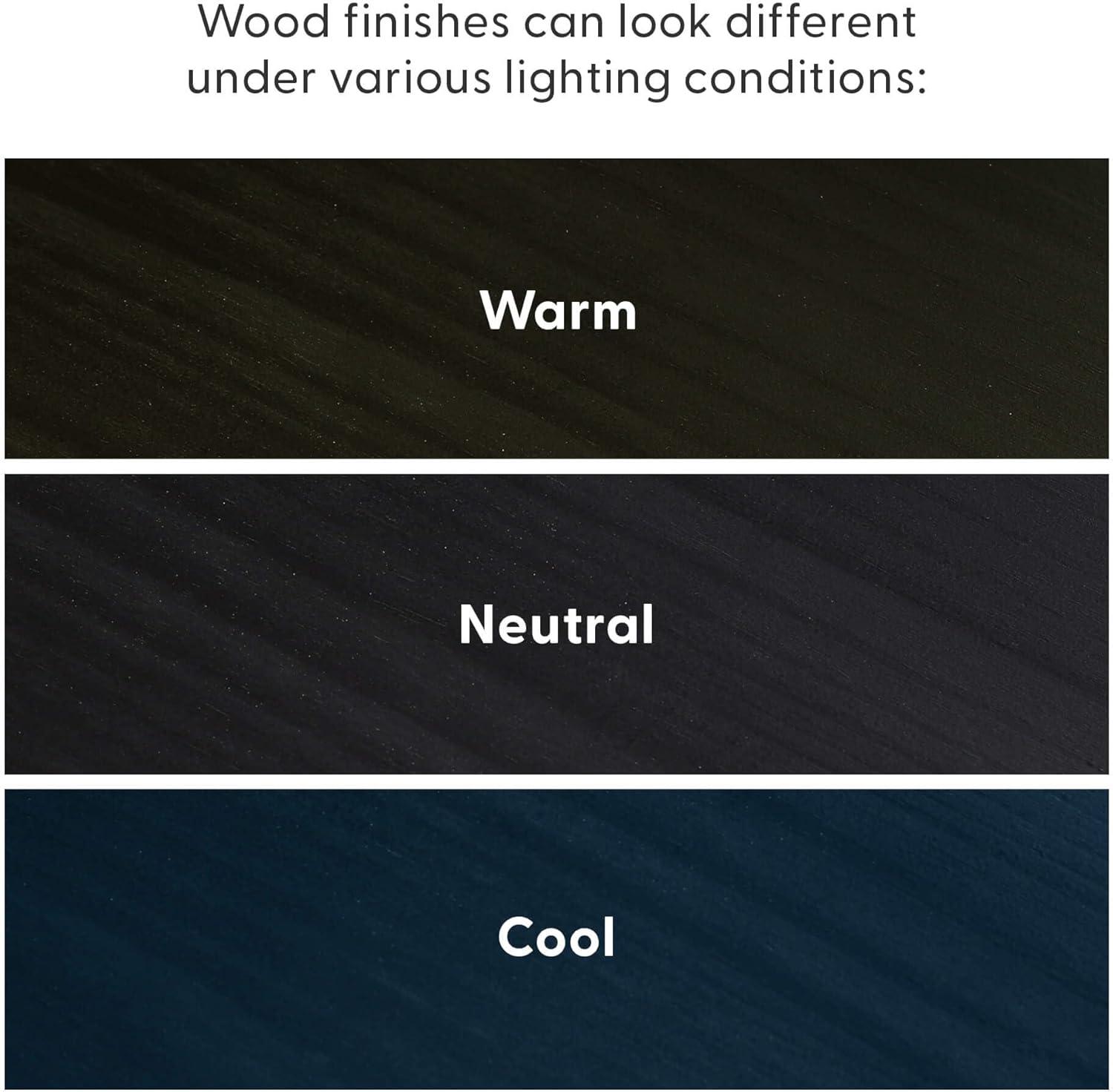 Plank+Beam 36” Solid Wood Console Table, Classic Farmhouse Style Sofa Table, Narrow Entryway Table for Hallway, Black