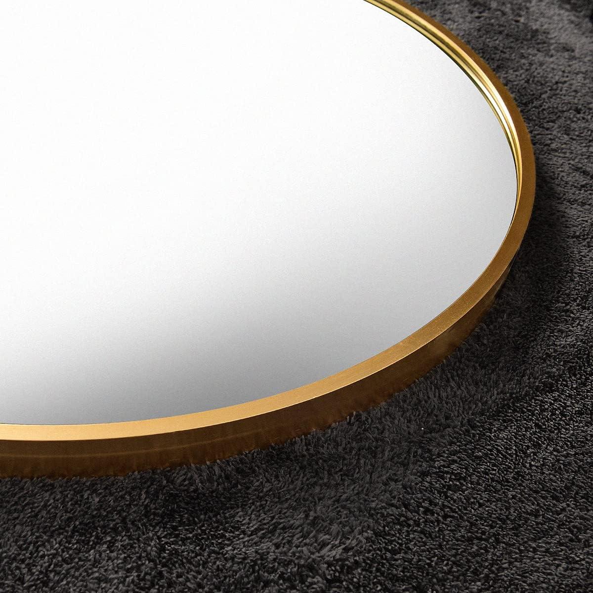 Antok Arched Full Length Mirror, 58"x18" Floor Mirror Freestanding, Floor Standing Mirror Full Body Mirror with Stand for Bedroom, Hanging Mounted Mirror for Living Room Cloakroom,Gold