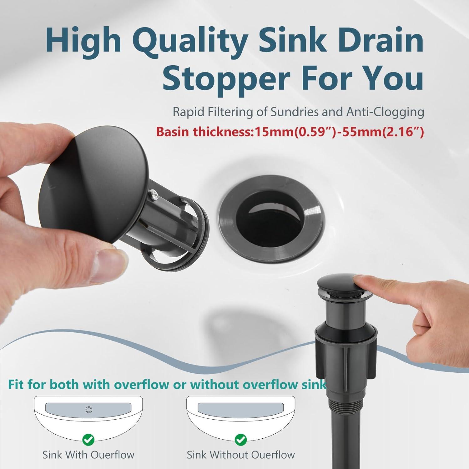 Single-Hole Single-handle Bathroom Faucet